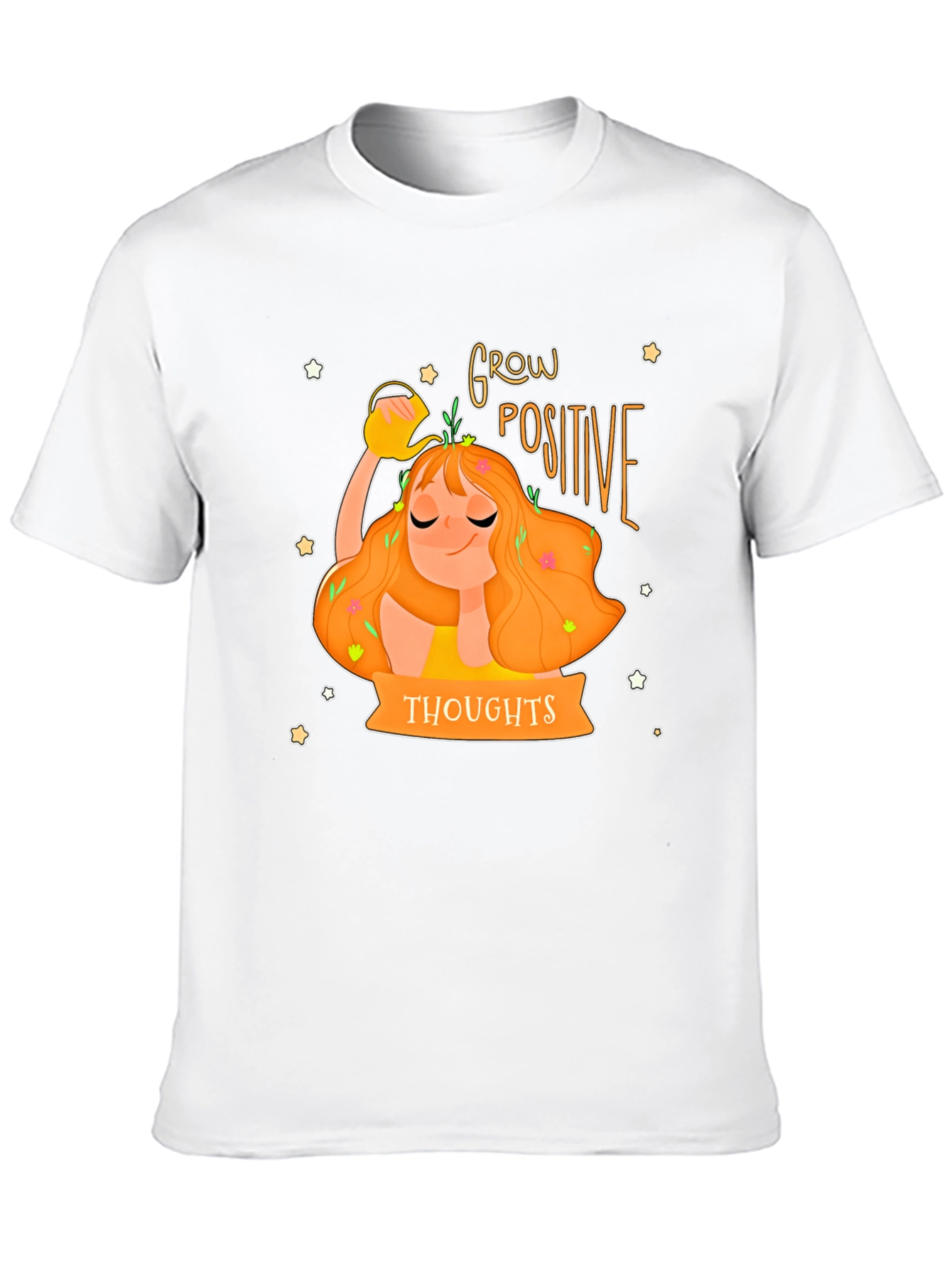 Grow Positive Thoughts Graphic T-Shirt