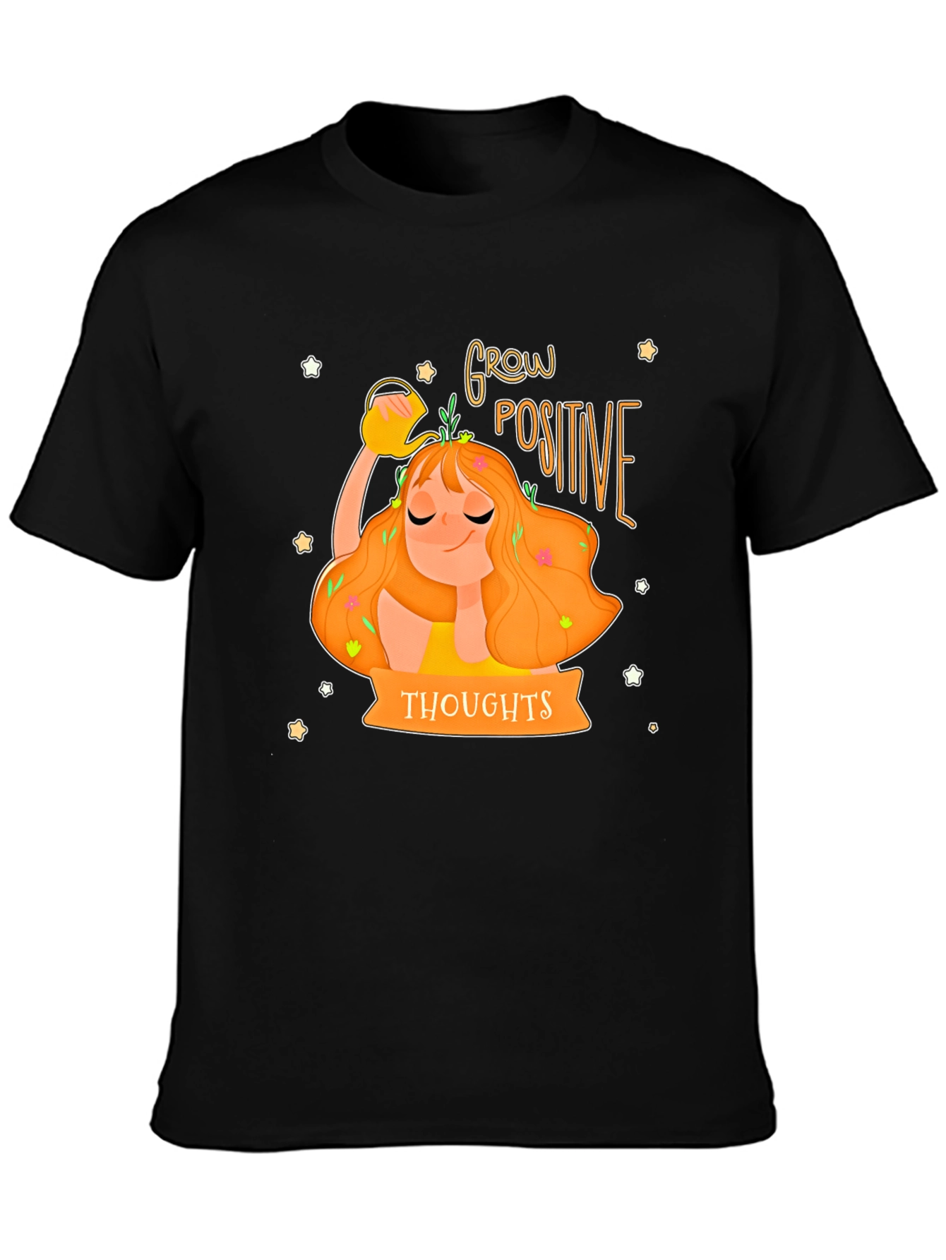 Grow Positive Thoughts Graphic T-Shirt
