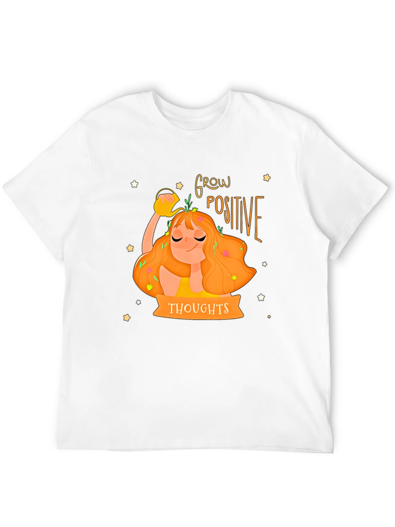 Grow Positive Thoughts Graphic T-Shirt