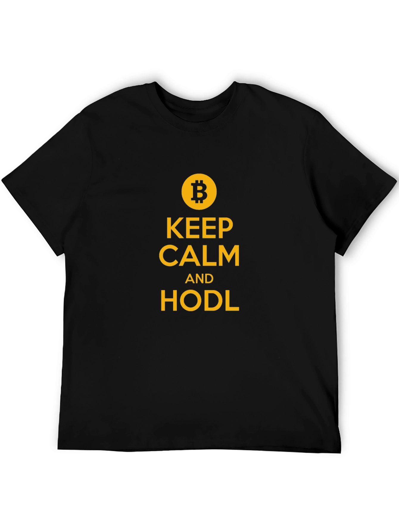 Keep Calm and HODL Bitcoin T-Shirt - Crypto Tee