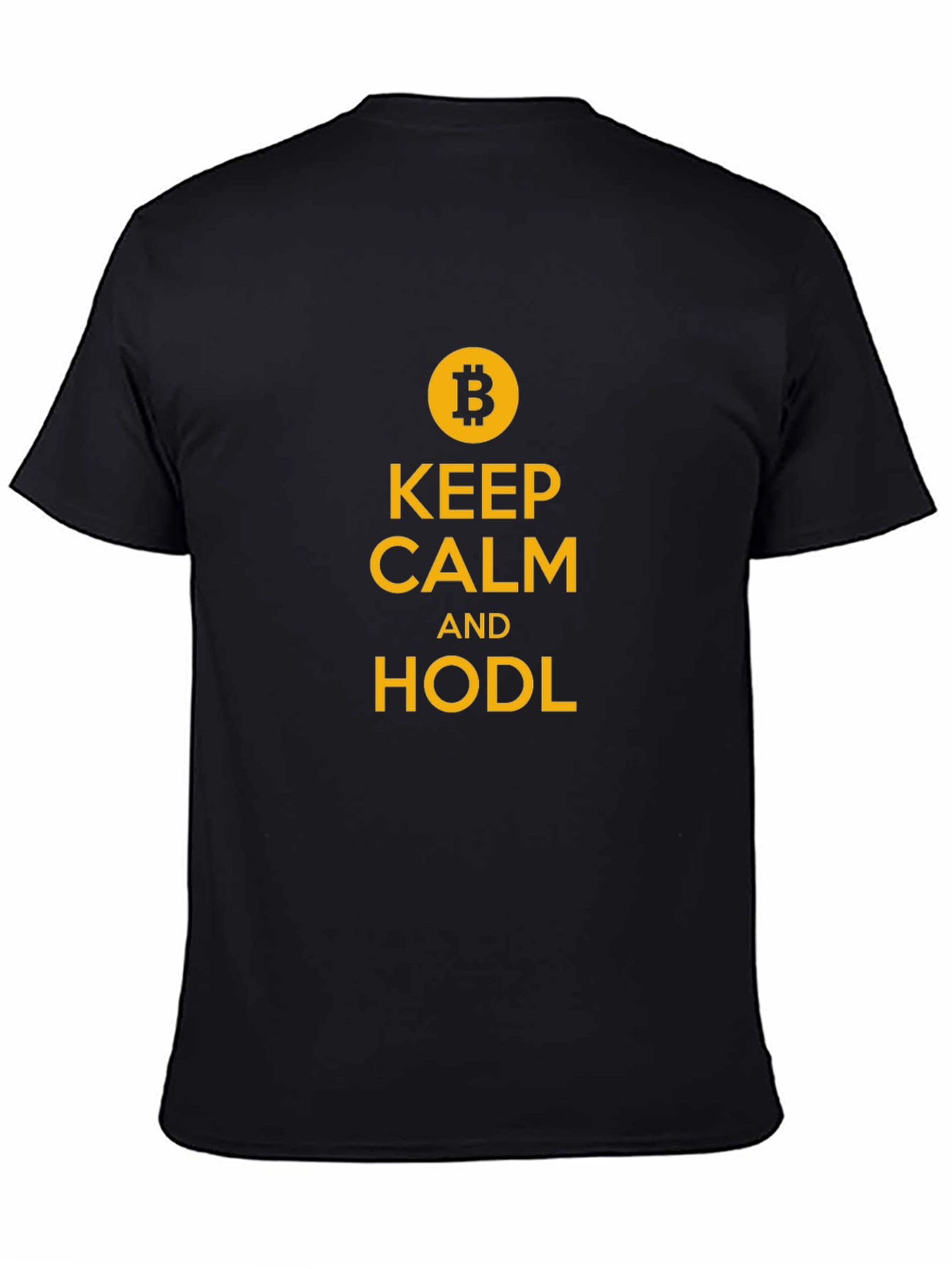 Keep Calm and HODL Bitcoin T-Shirt - Crypto Tee