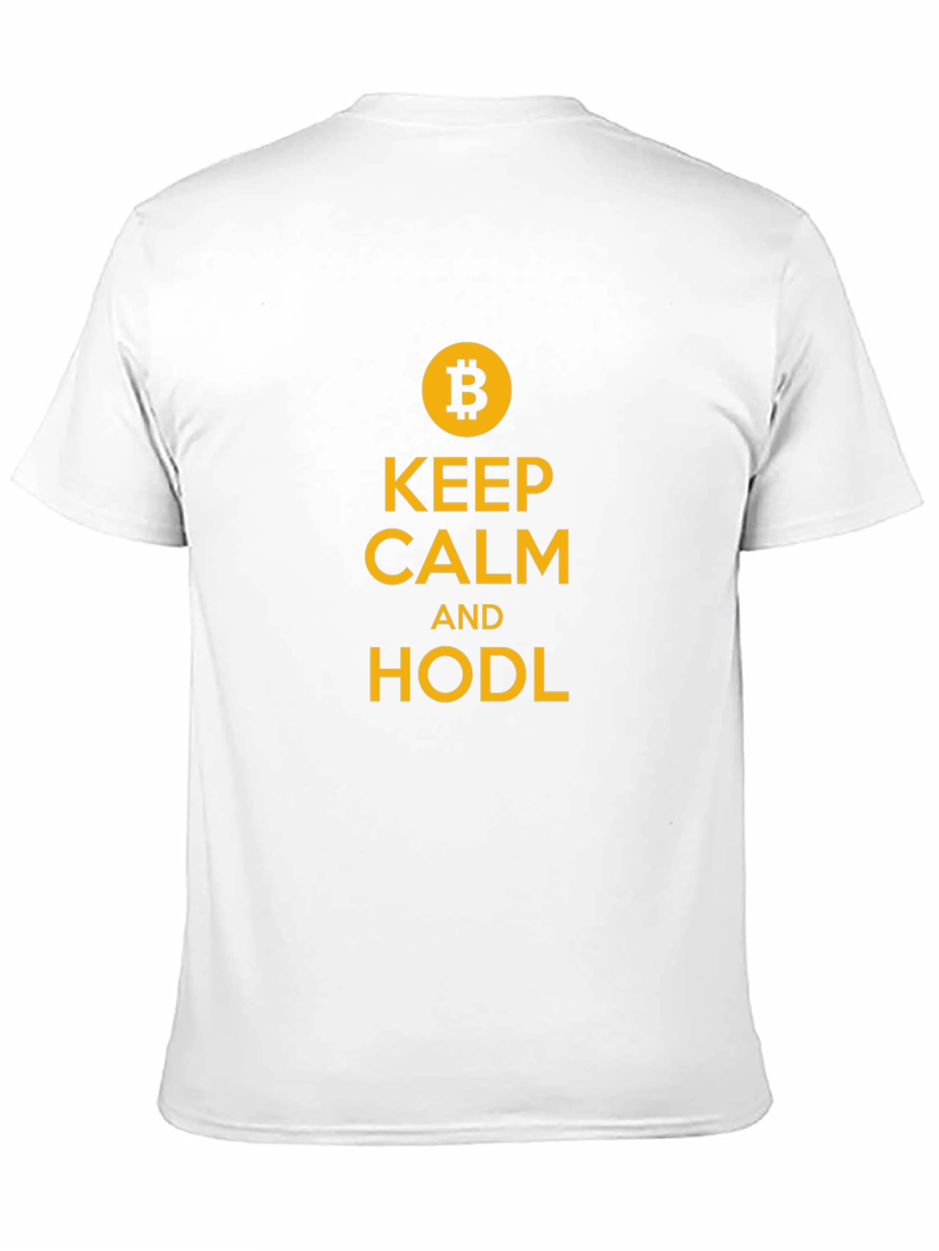 Keep Calm and HODL Bitcoin T-Shirt - Crypto Tee