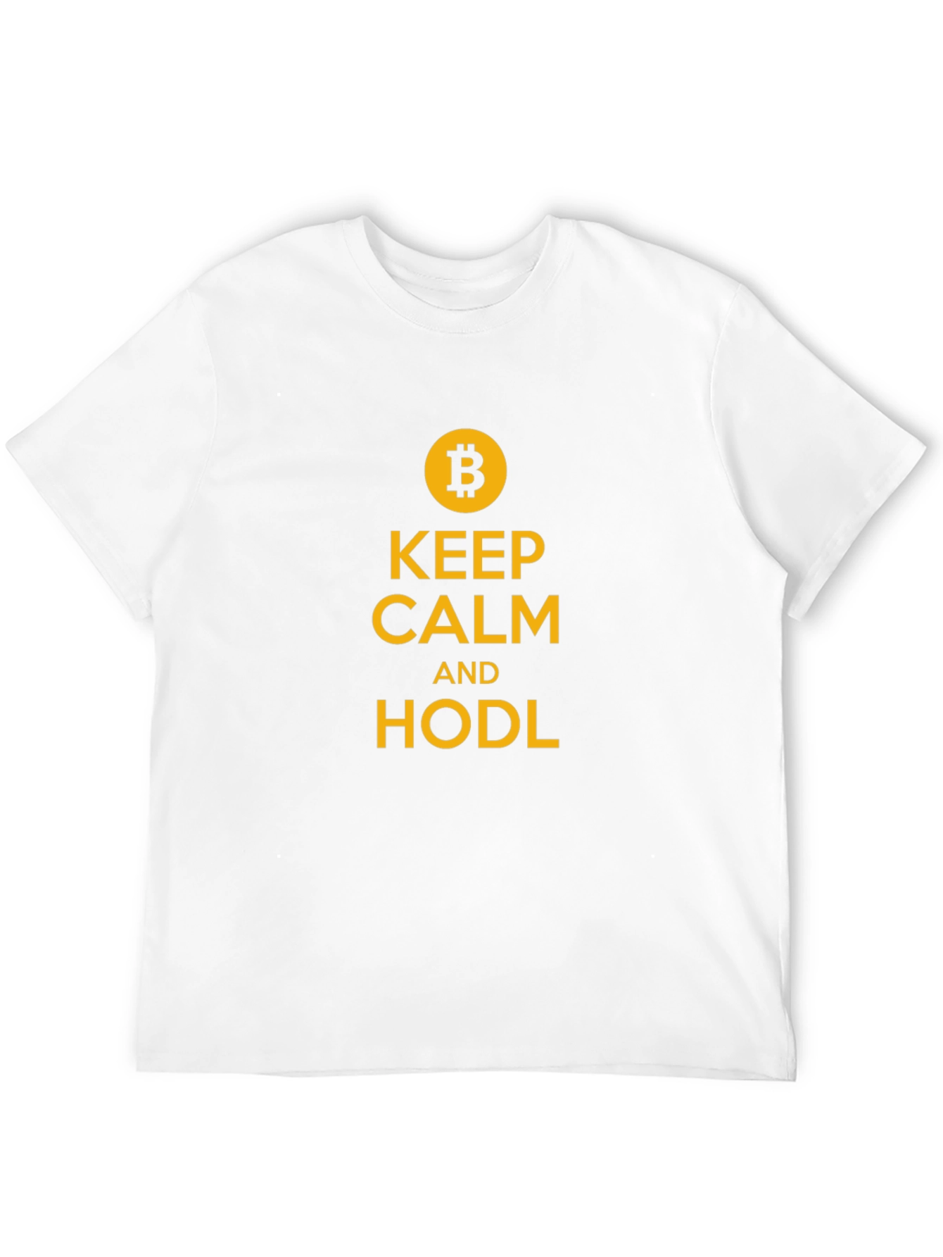 Keep Calm and HODL Bitcoin T-Shirt - Crypto Tee