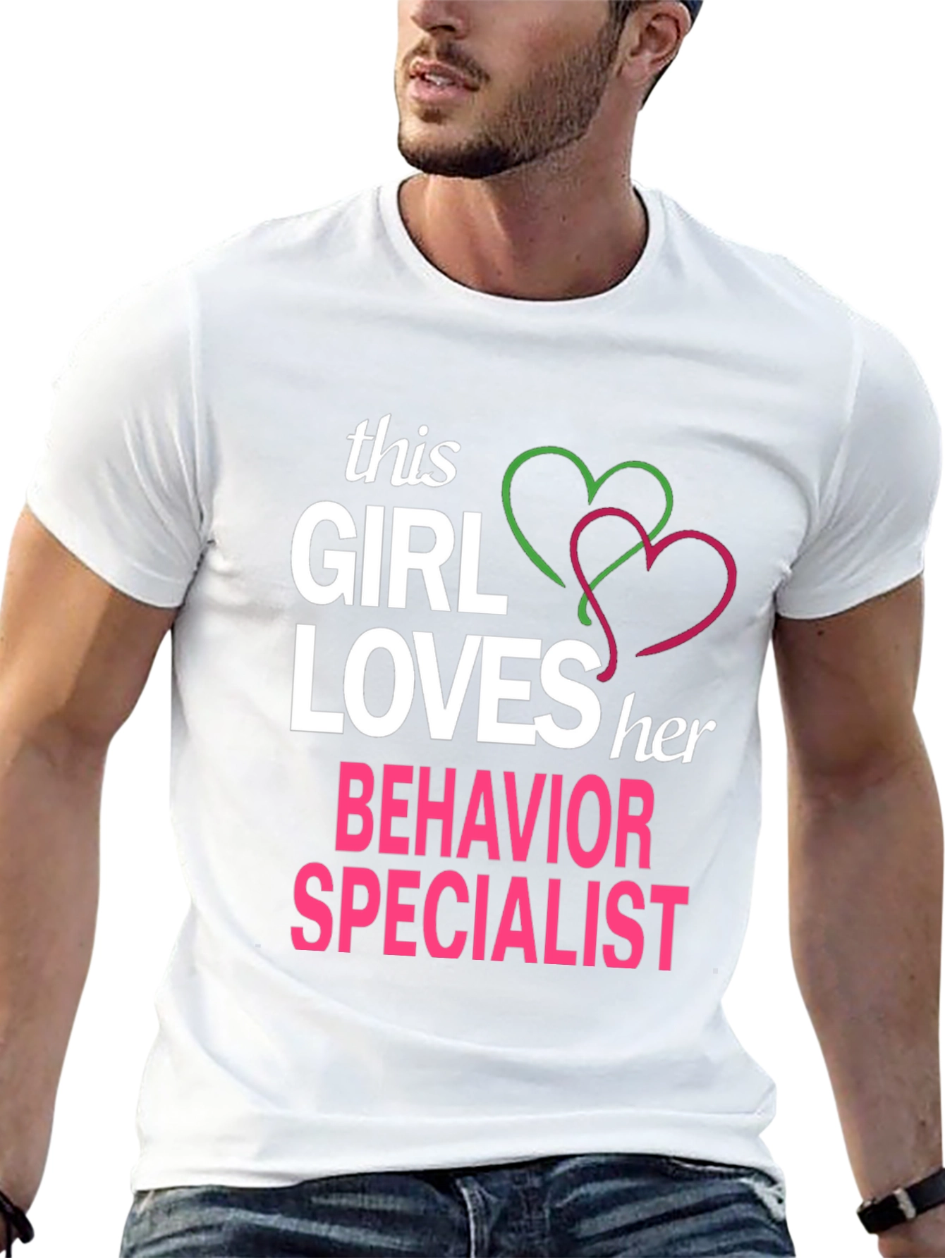 Girl Loves Behavior Specialist T-Shirt