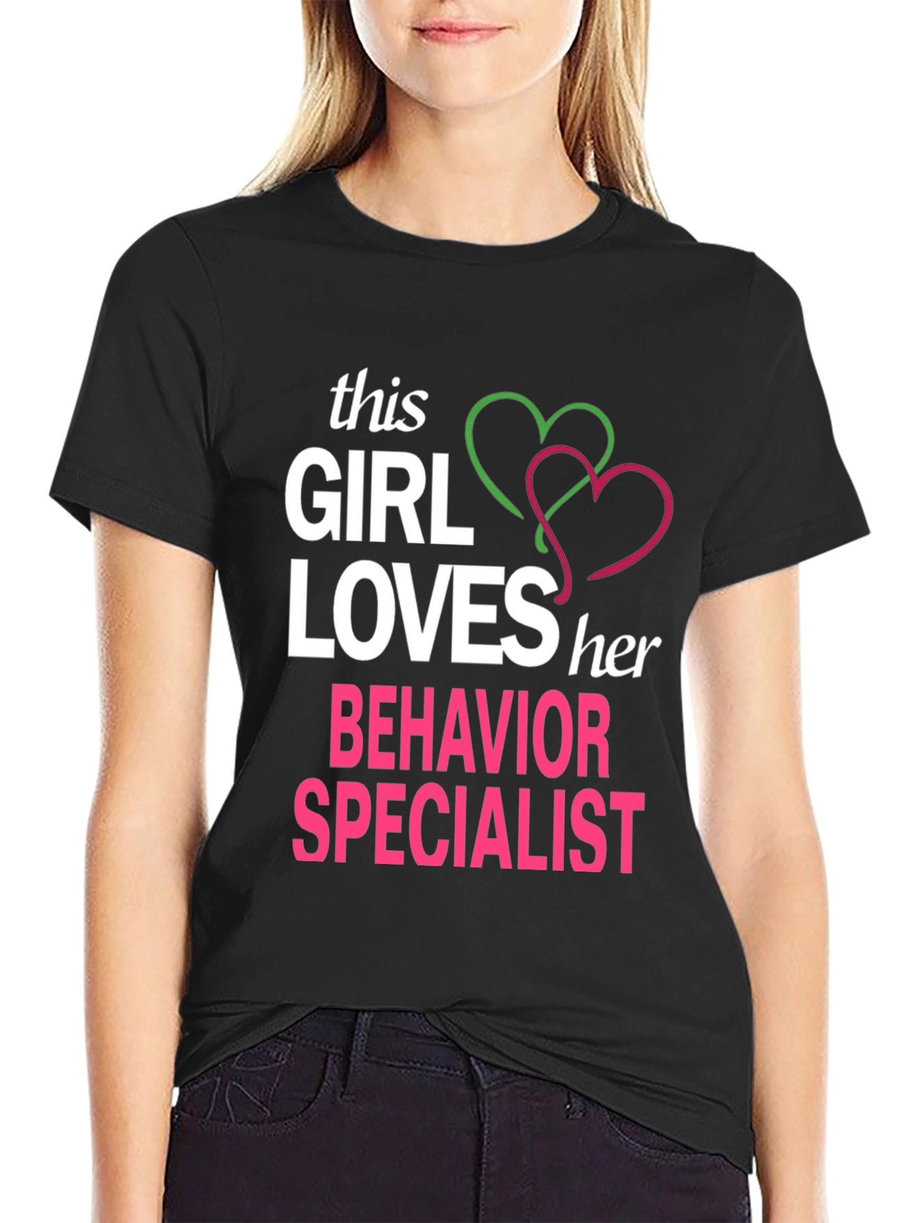 Girl Loves Behavior Specialist T-Shirt