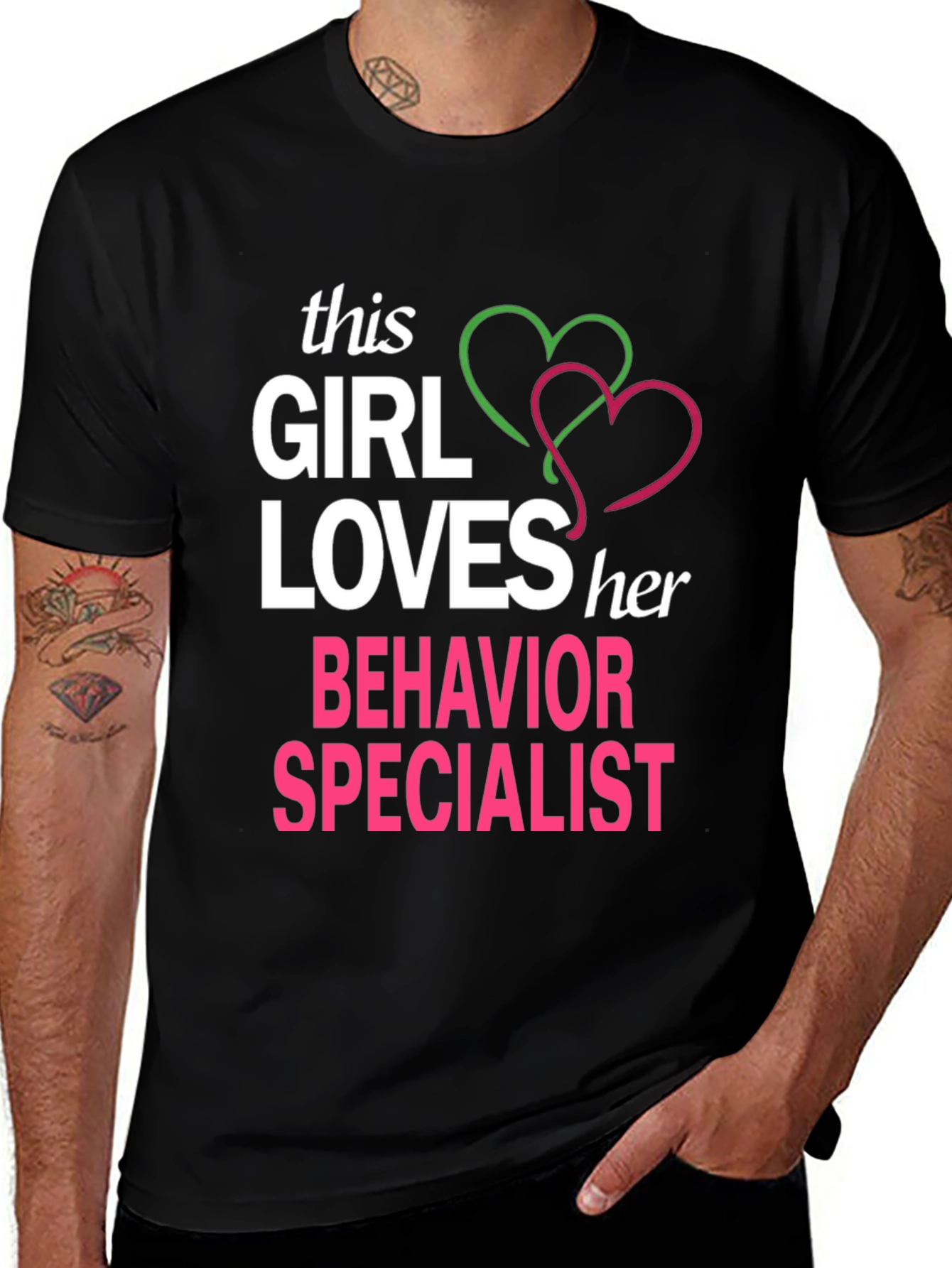 Girl Loves Behavior Specialist T-Shirt