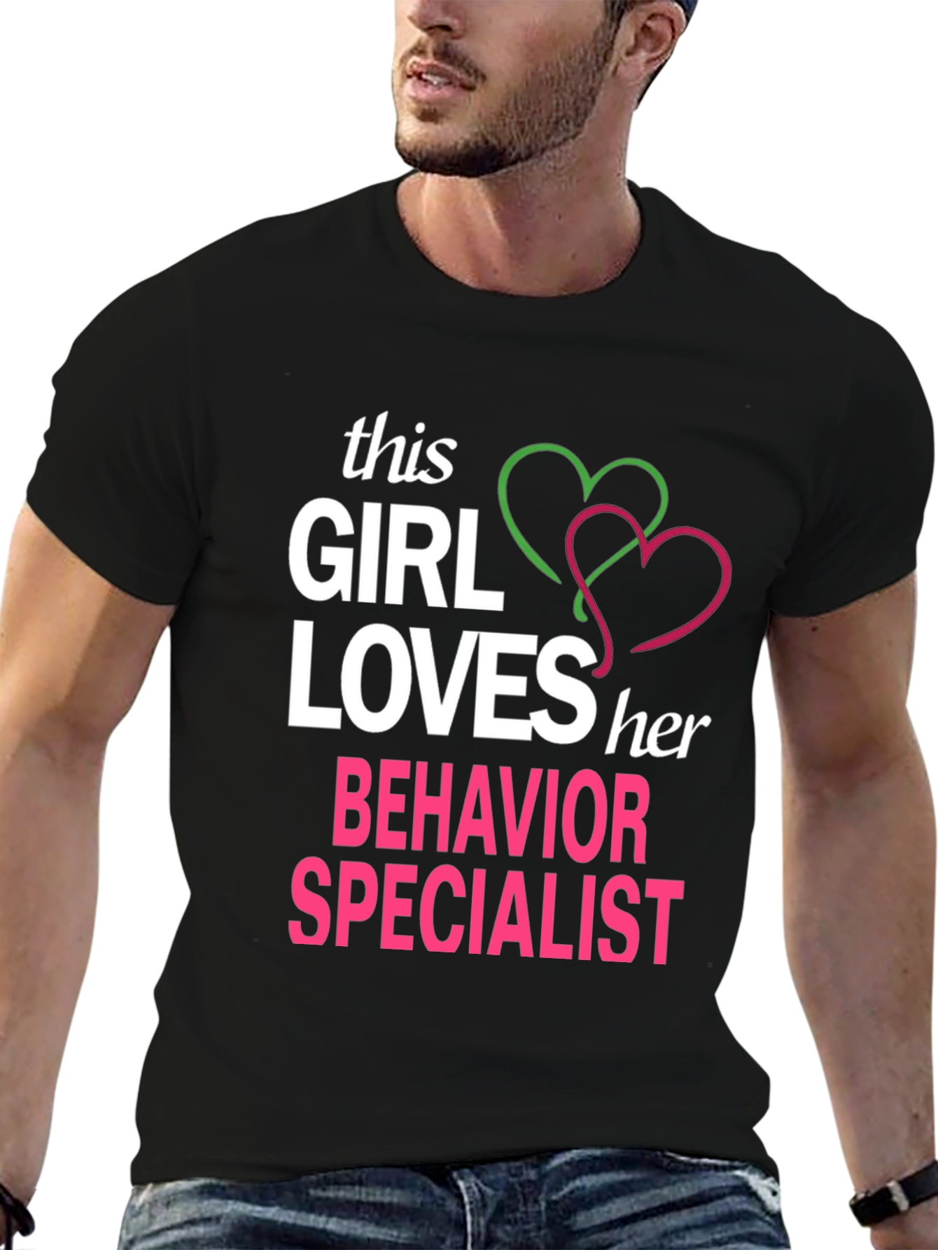 Girl Loves Behavior Specialist T-Shirt