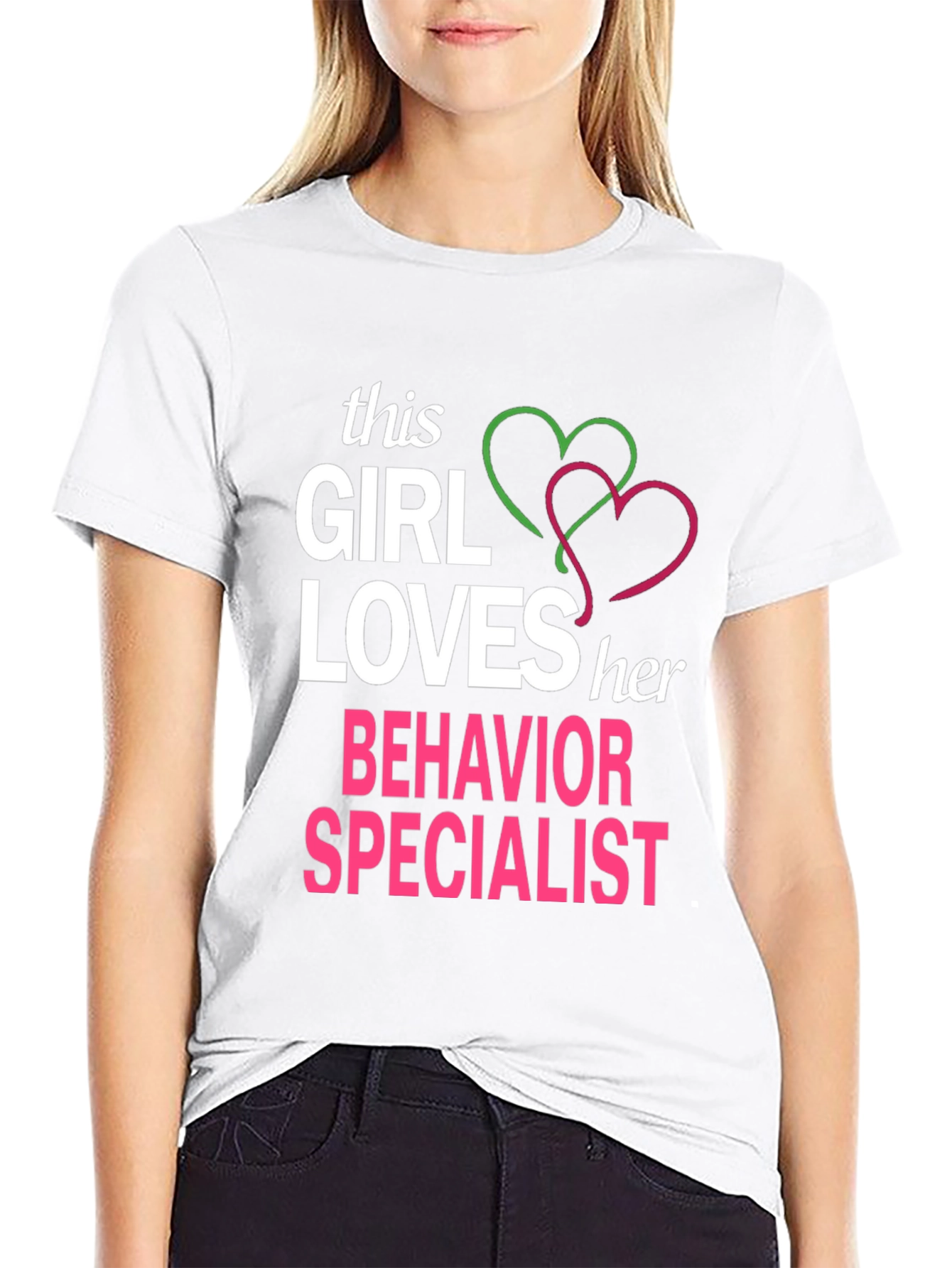 Girl Loves Behavior Specialist T-Shirt