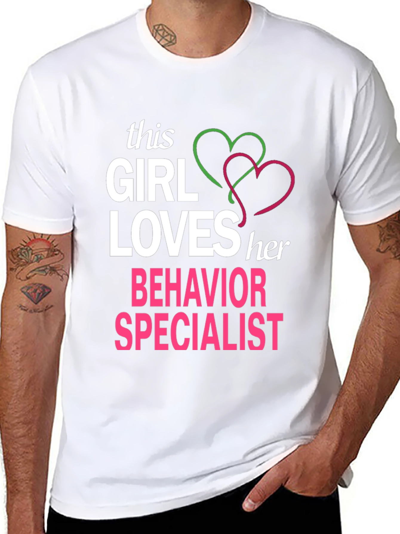 Girl Loves Behavior Specialist T-Shirt
