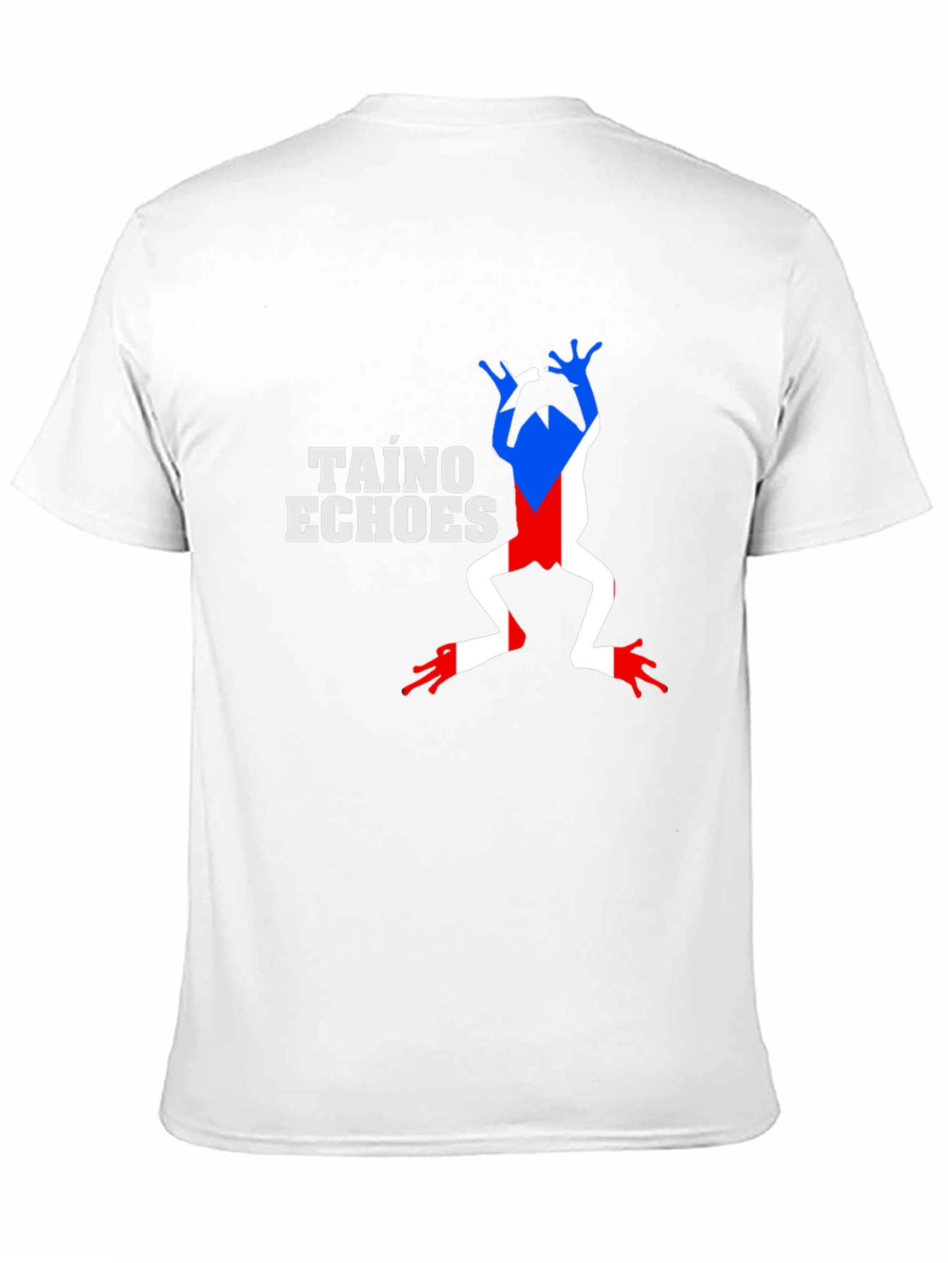 Taino Echoes Frog Graphic Black T-Shirt