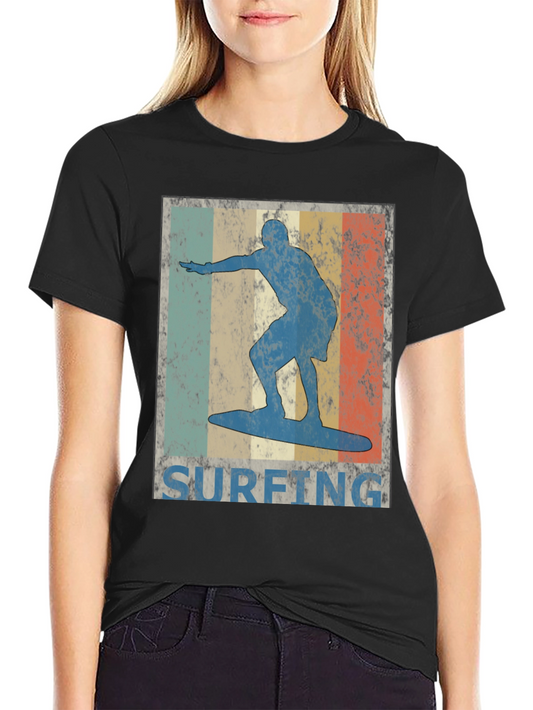 Vintage Surfing T-Shirt - Retro Design