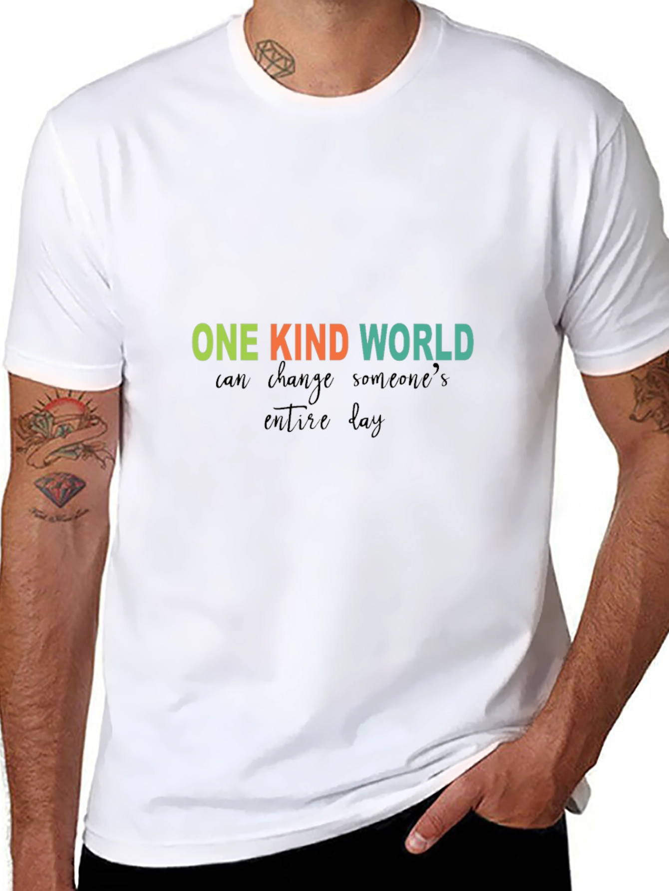 One Kind World T-Shirt - Inspirational Message Tee