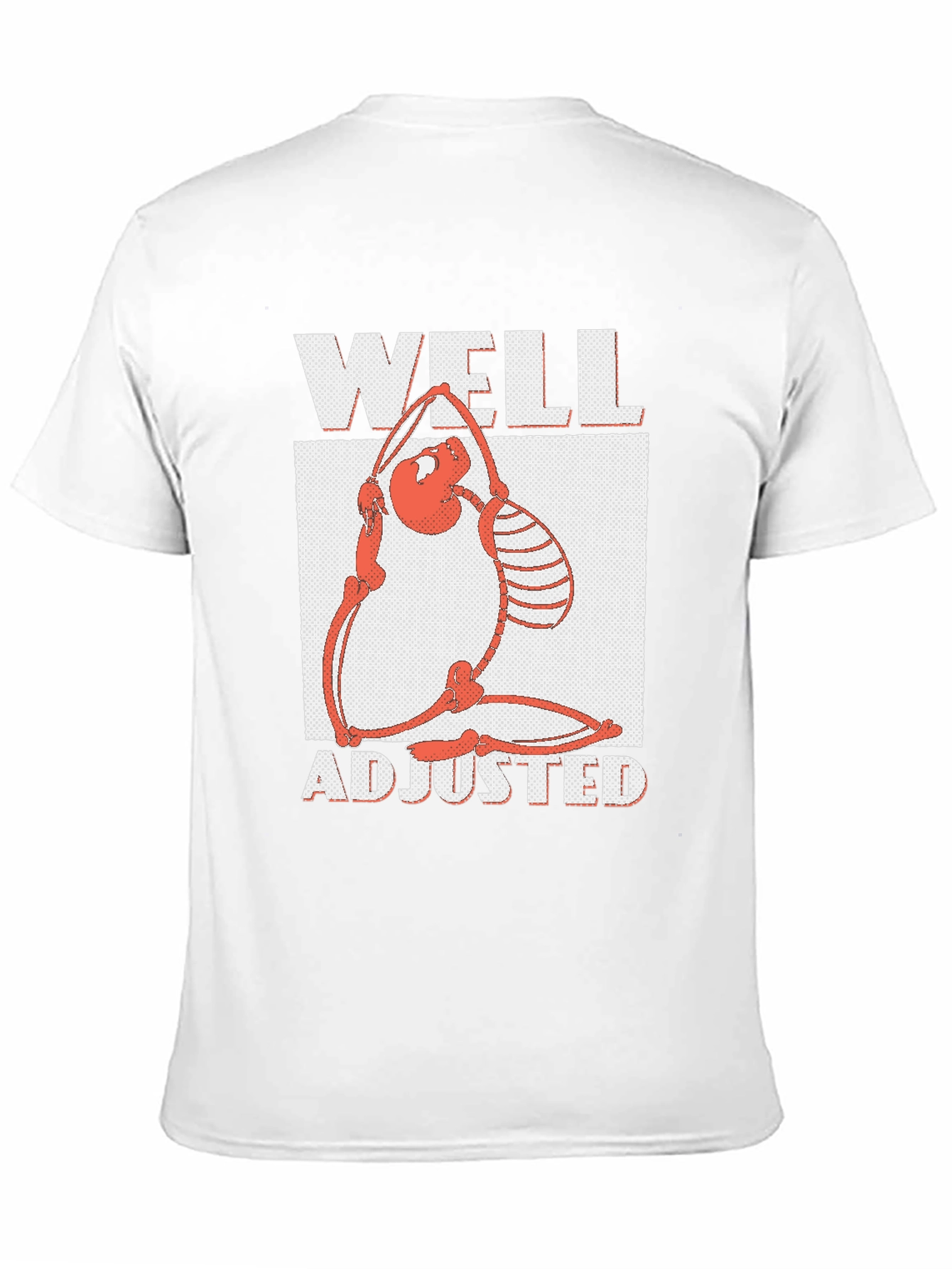 Well Adjusted Graphic Tee - Funny Skeleton Yoga Shirt
