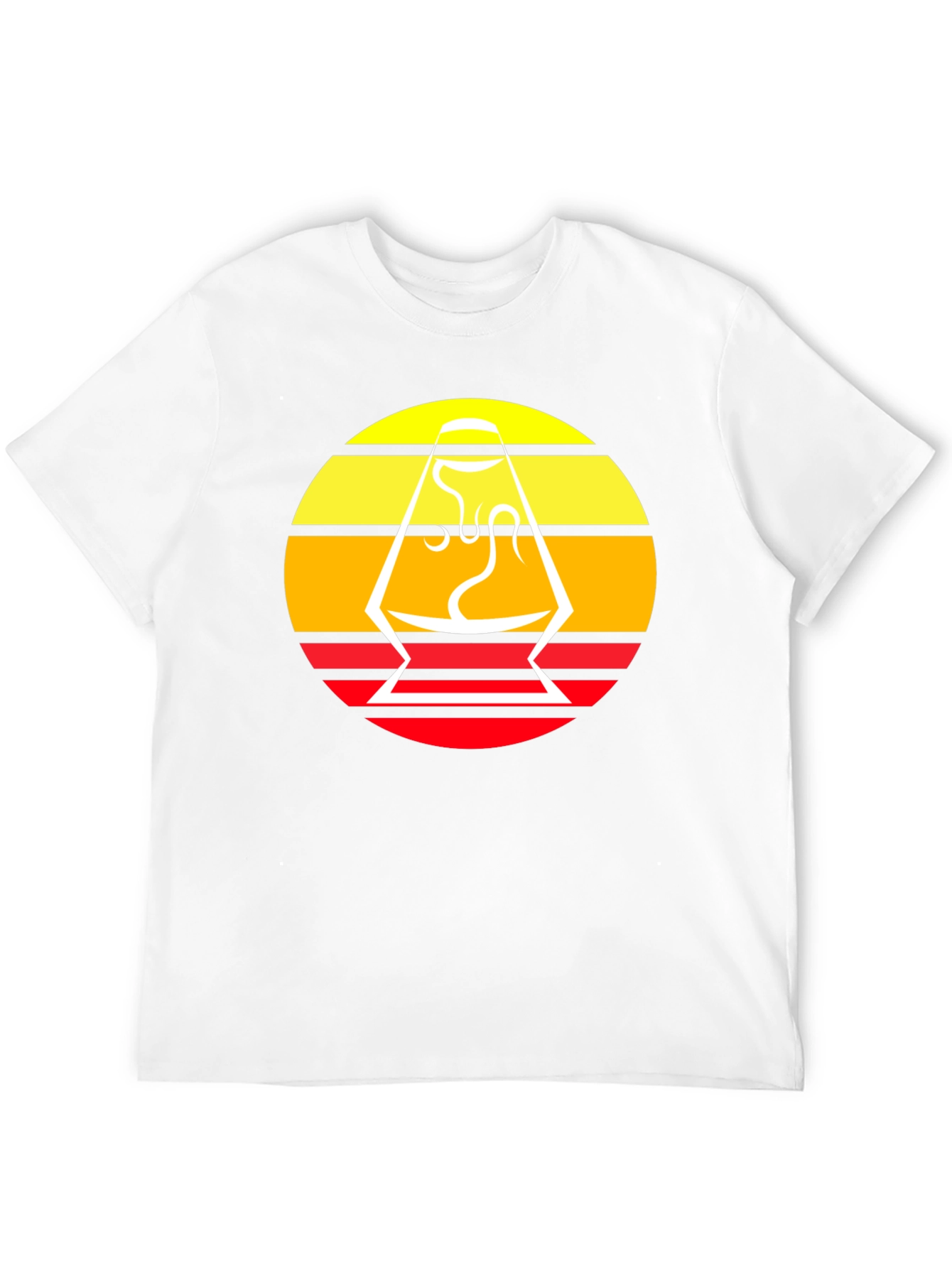 Retro Lava Lamp Graphic Tee - Cool Design