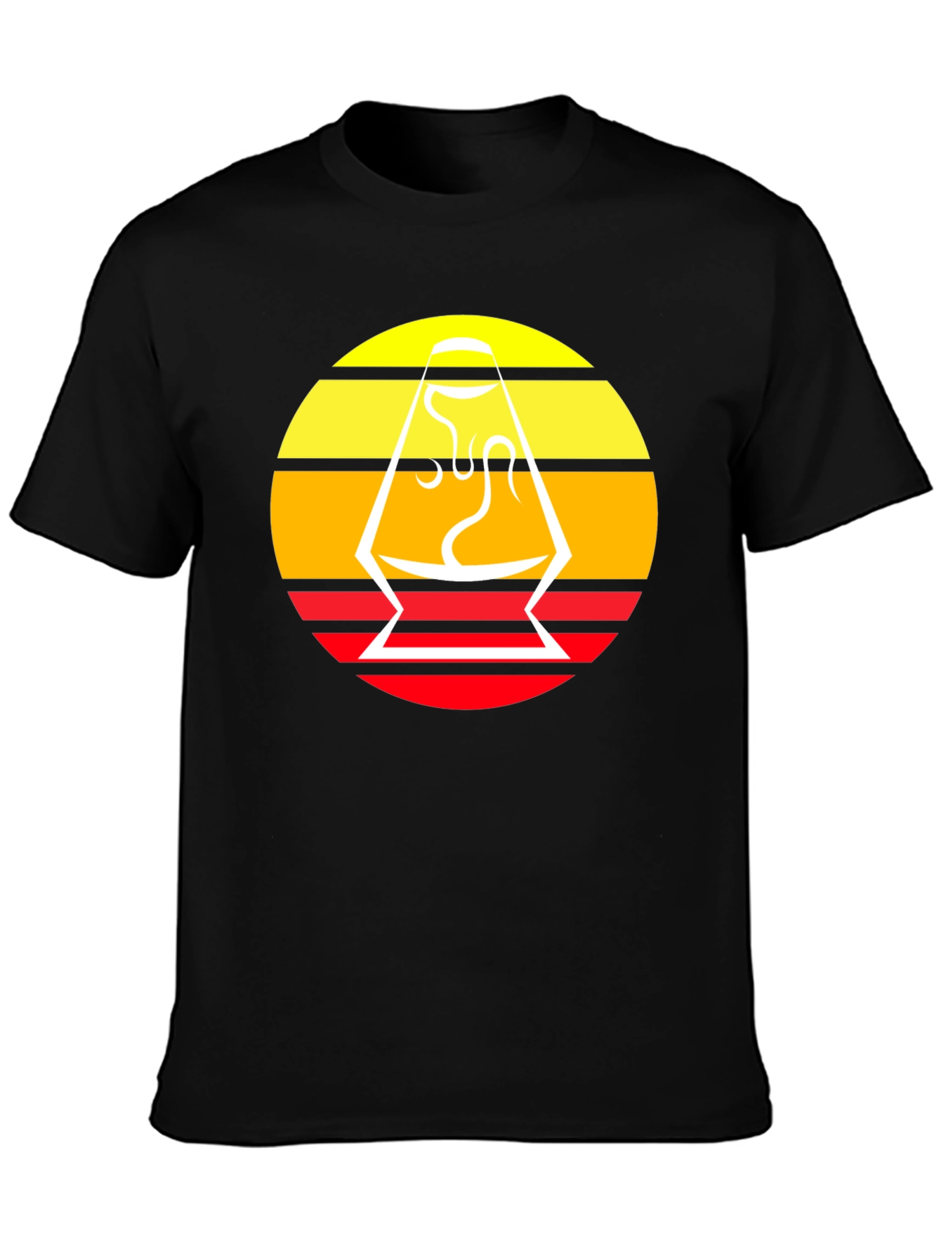 Retro Lava Lamp Graphic Tee - Cool Design