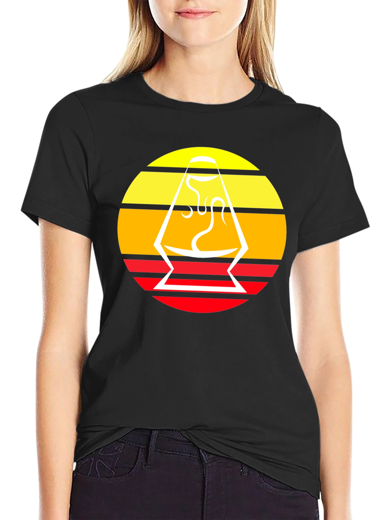 Retro Lava Lamp Graphic Tee - Cool Design