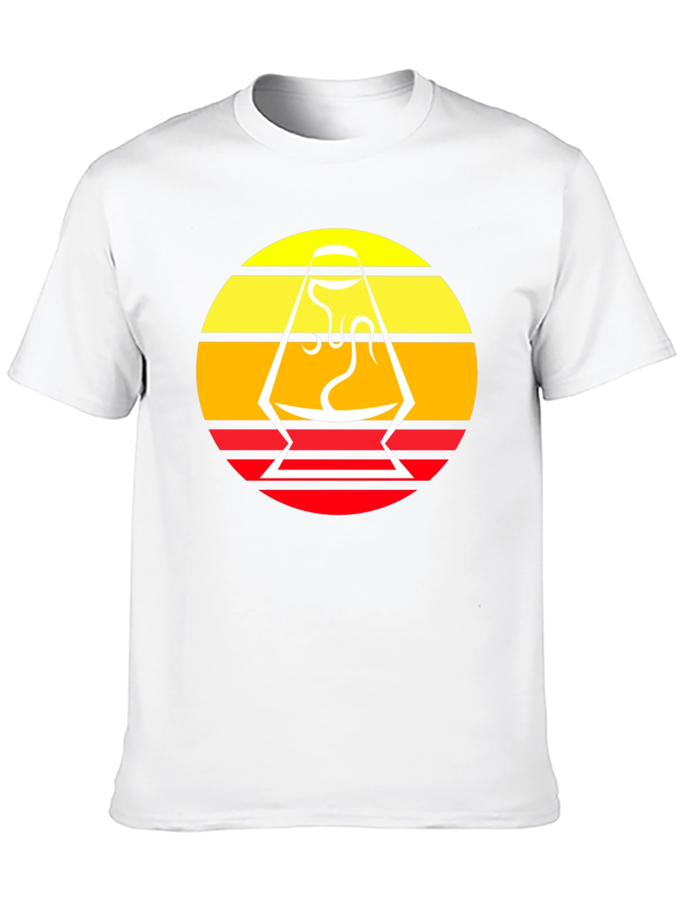 Retro Lava Lamp Graphic Tee - Cool Design
