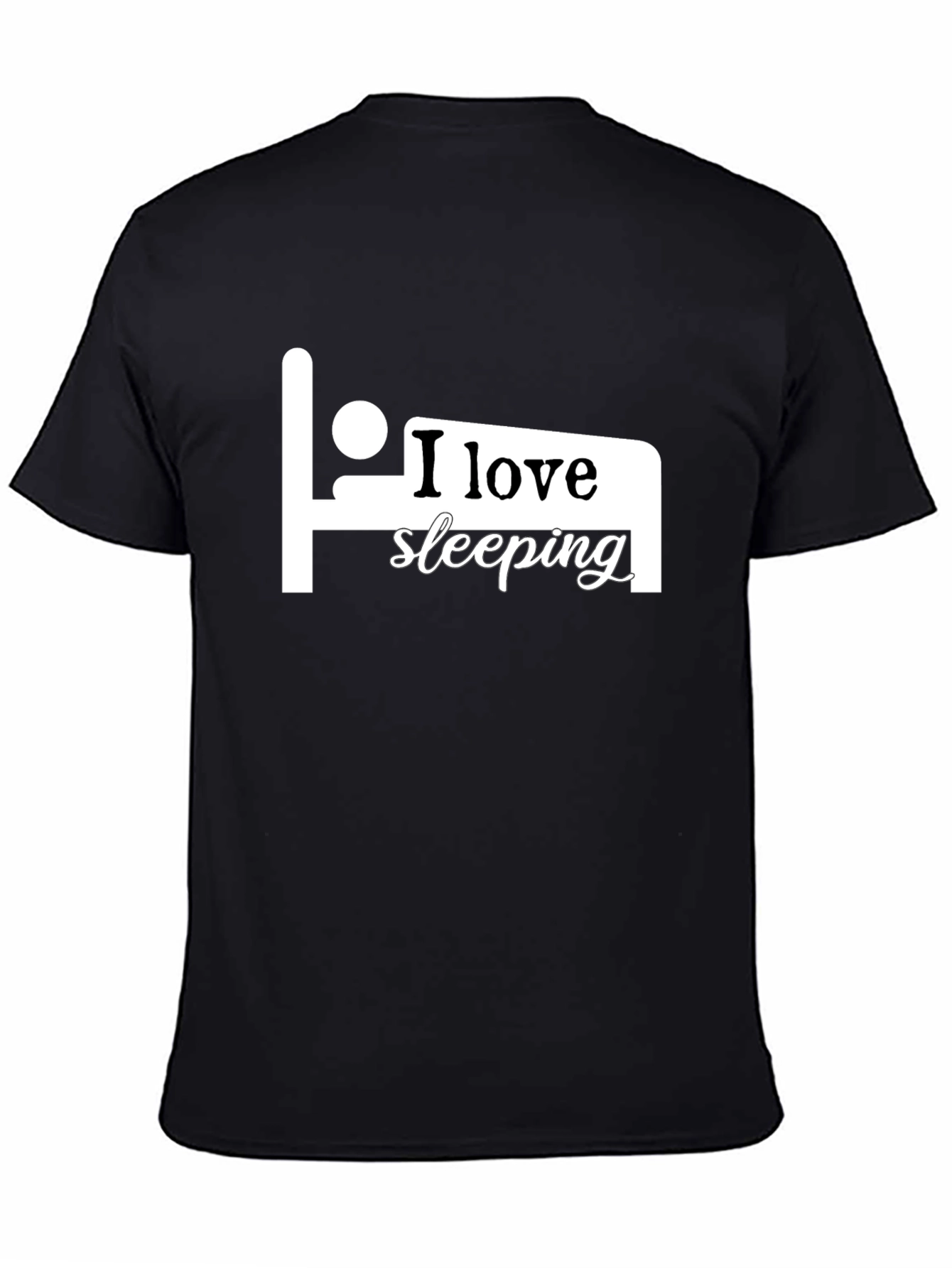 I Love Sleeping T-Shirt - Black