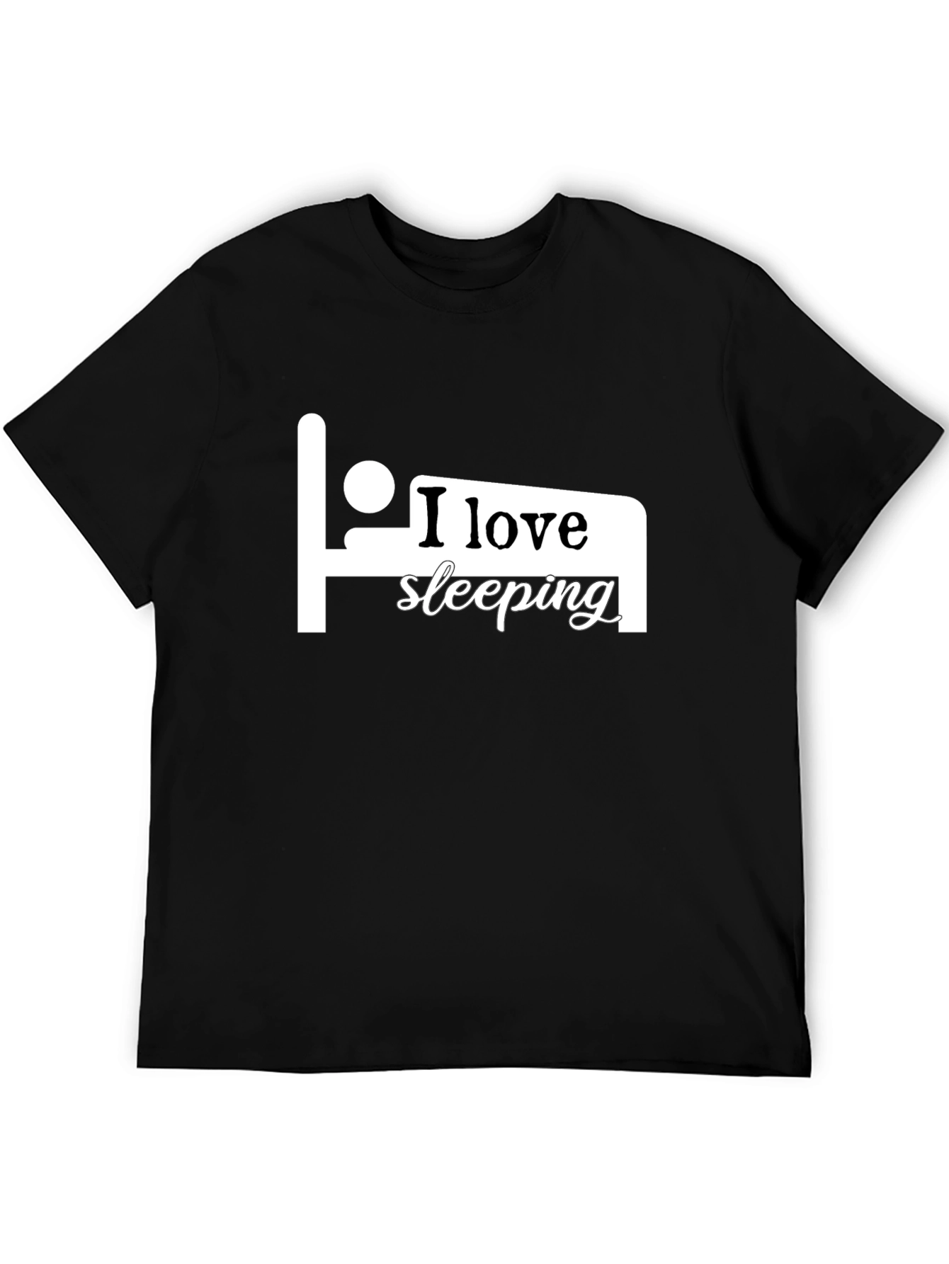 I Love Sleeping T-Shirt - Black
