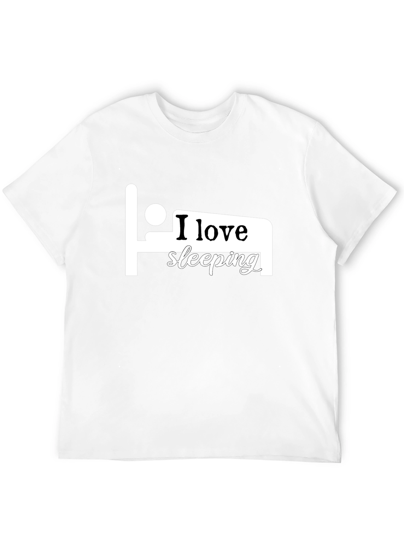 I Love Sleeping T-Shirt - Black