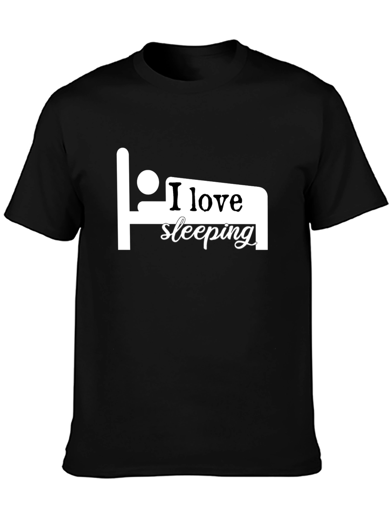 I Love Sleeping T-Shirt - Black