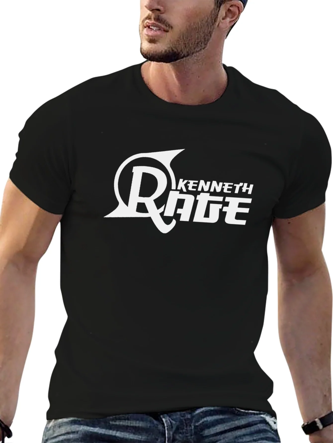 Kenneth Rage Black T-Shirt | Stylish Graphic Tee