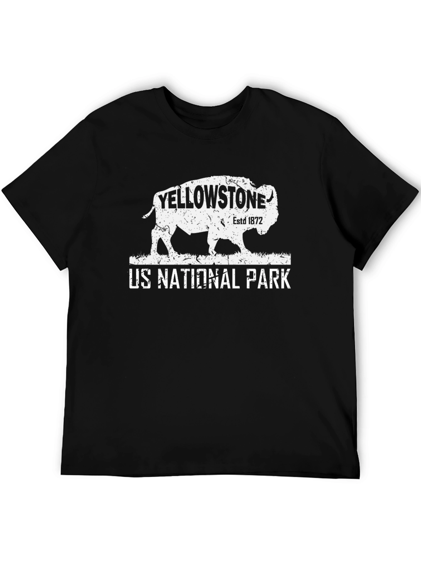 Yellowstone National Park Bison Graphic T-Shirt