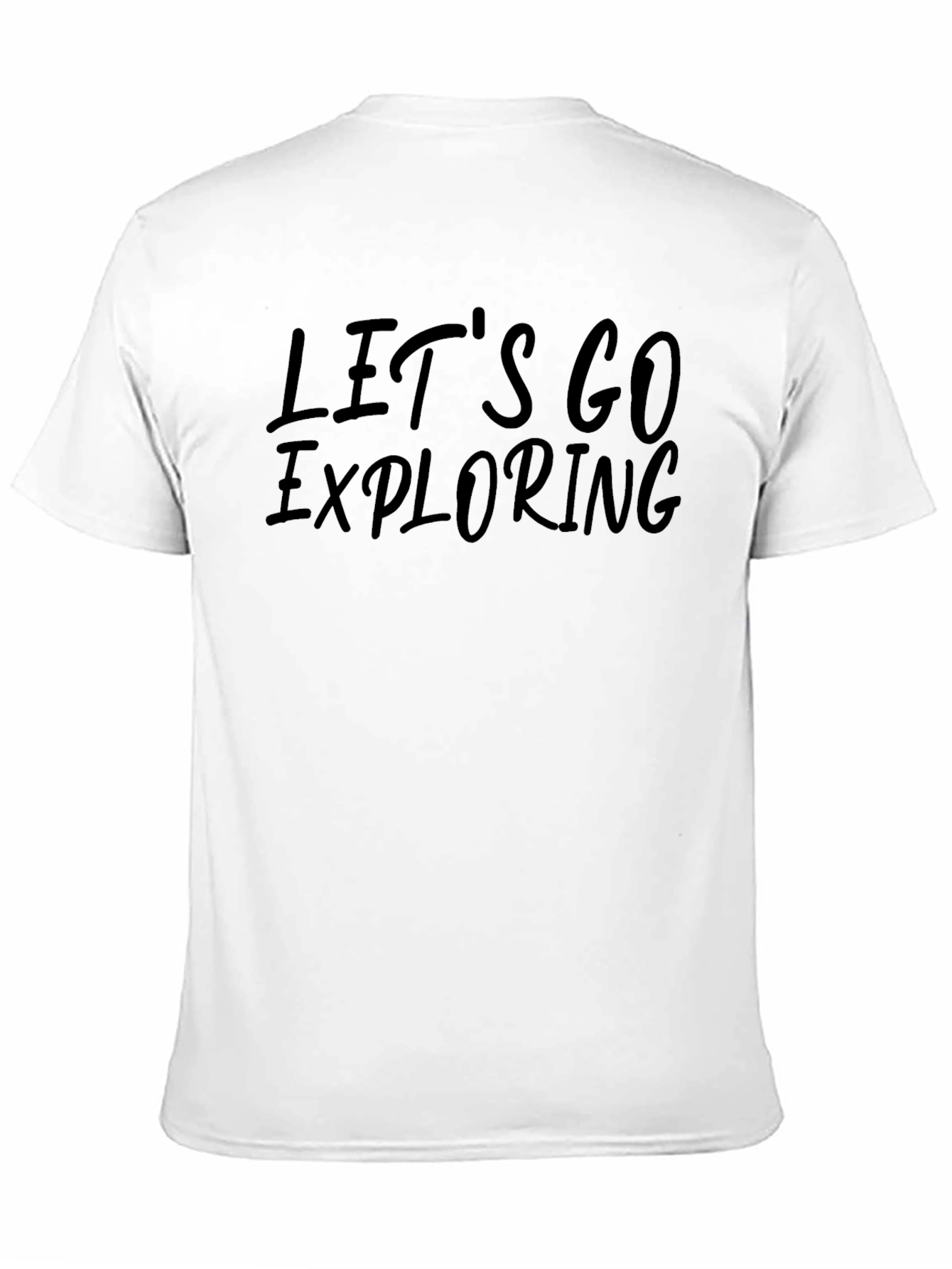 Lets Go Exploring Black T-Shirt