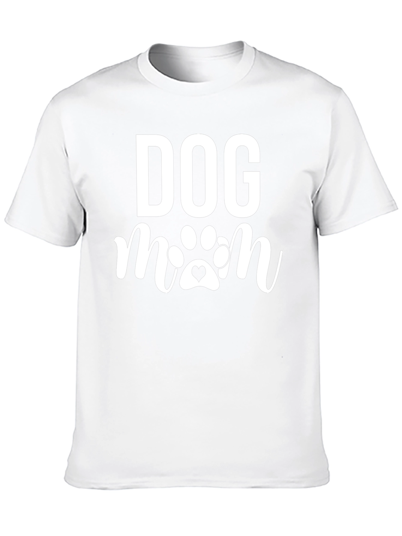 Dog Mom Paw Print Tee