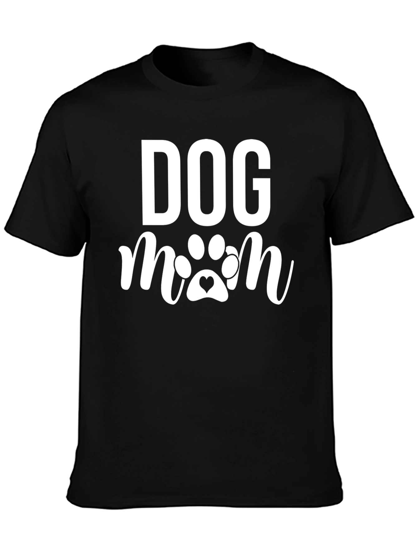 Dog Mom Paw Print Tee
