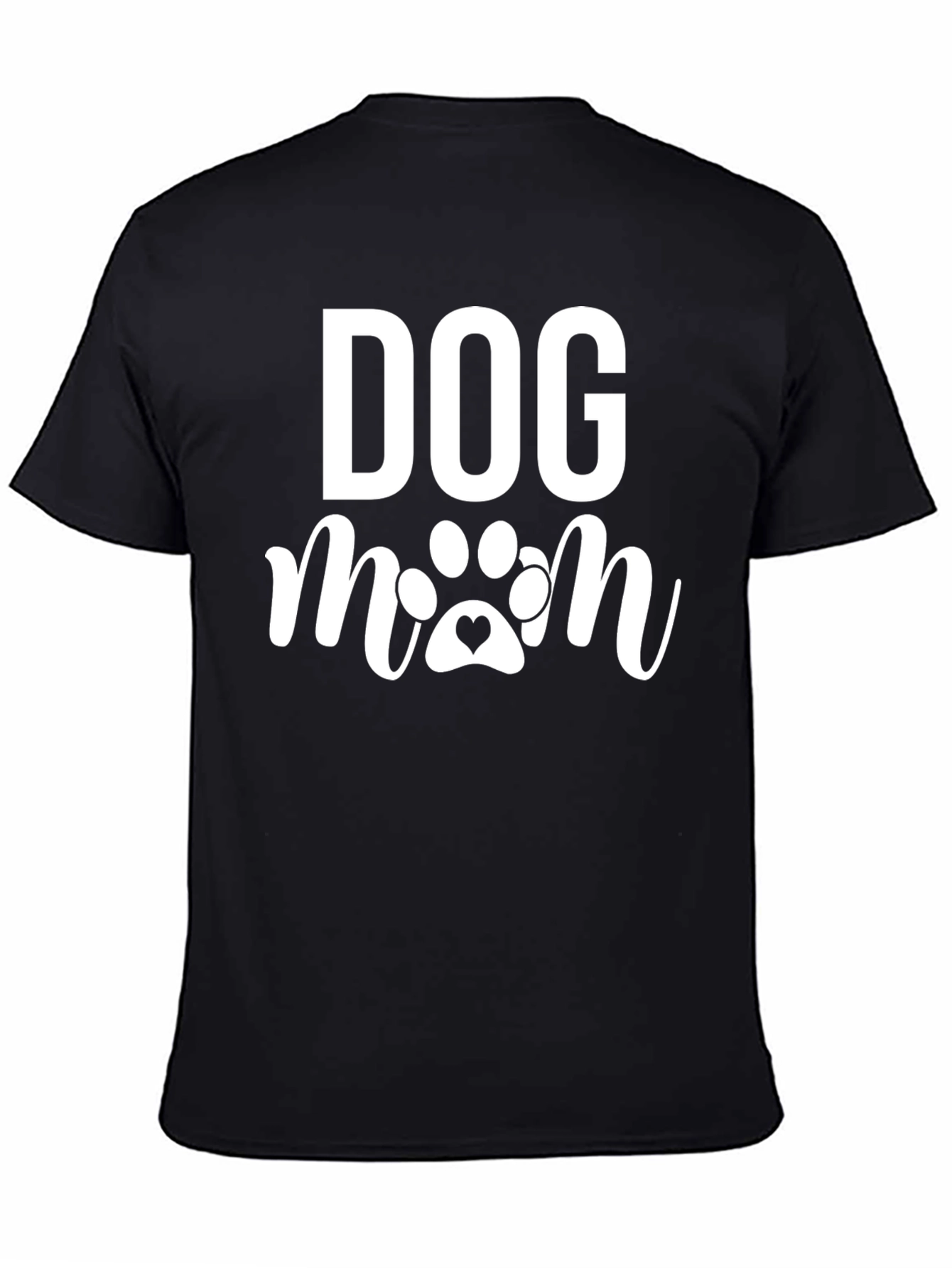 Dog Mom Paw Print Tee