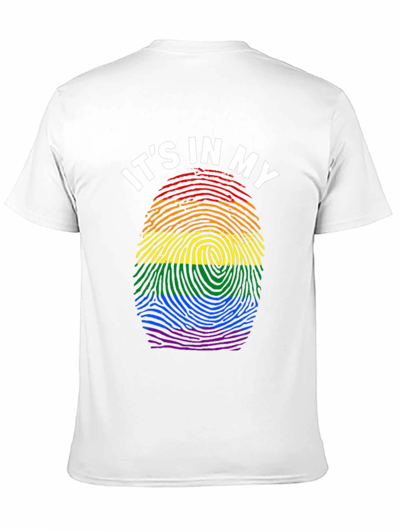 Pride Fingerprint T-Shirt LGBTQ+ Equality