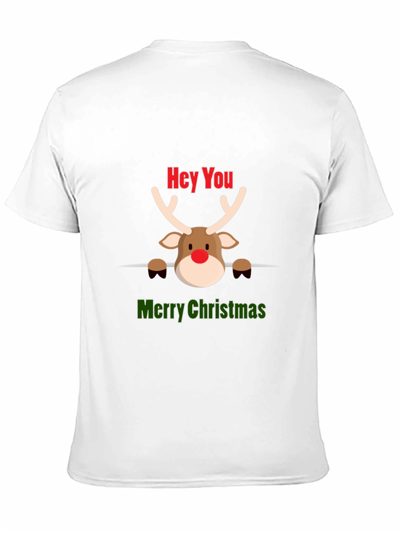 Hey You Merry Christmas Reindeer T-Shirt