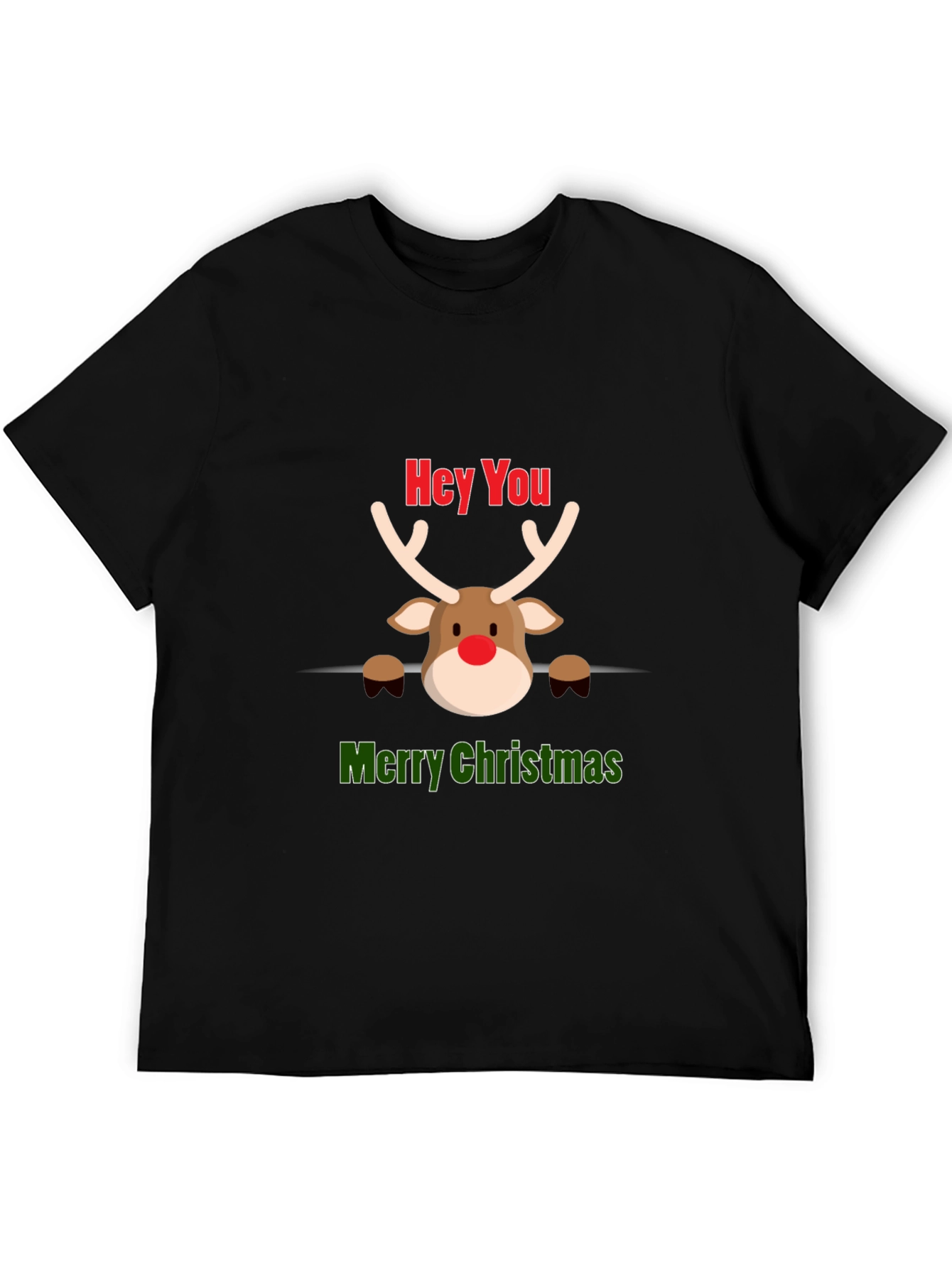 Hey You Merry Christmas Reindeer T-Shirt