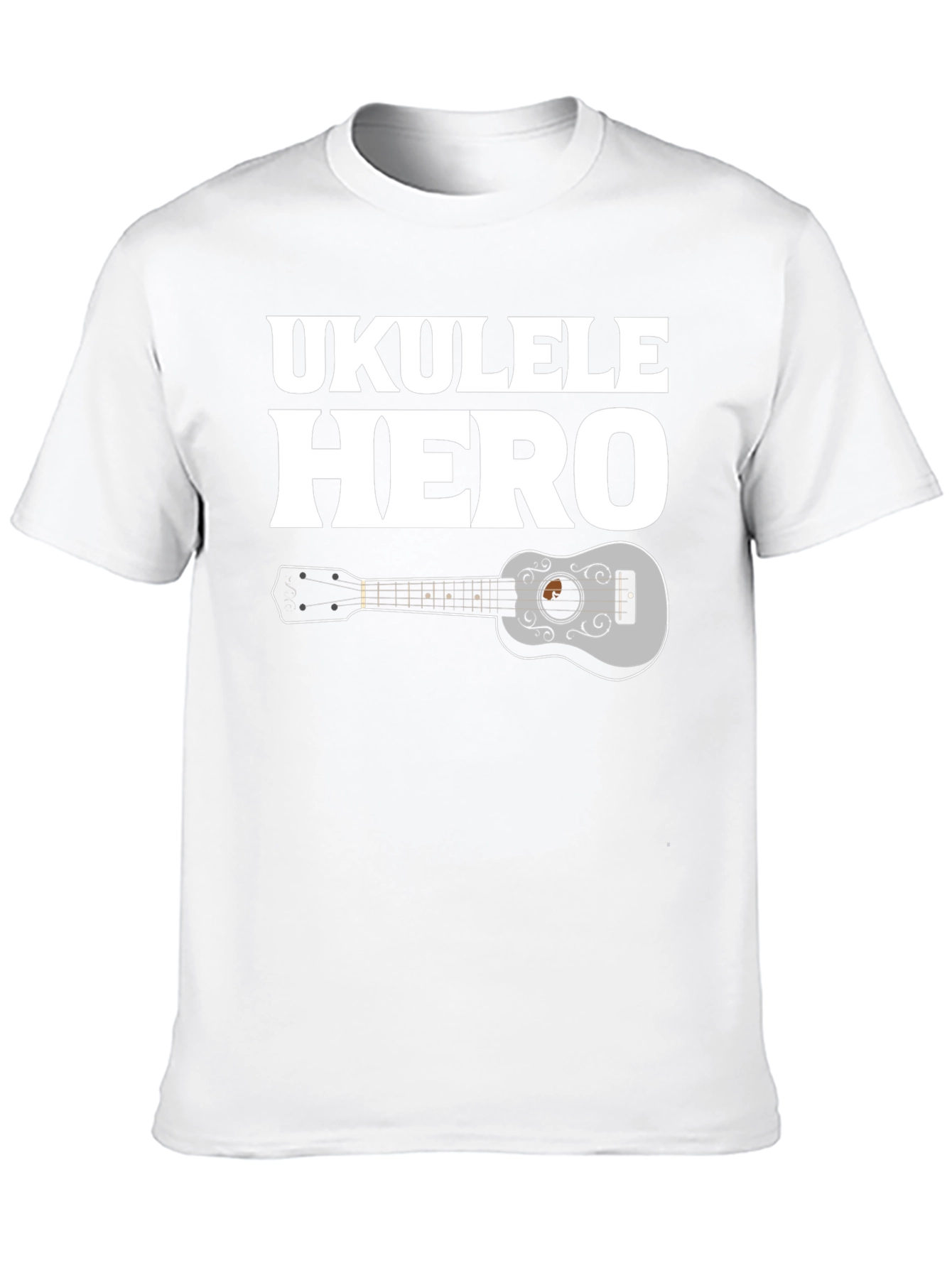 Ukulele Hero Graphic Tee - Black