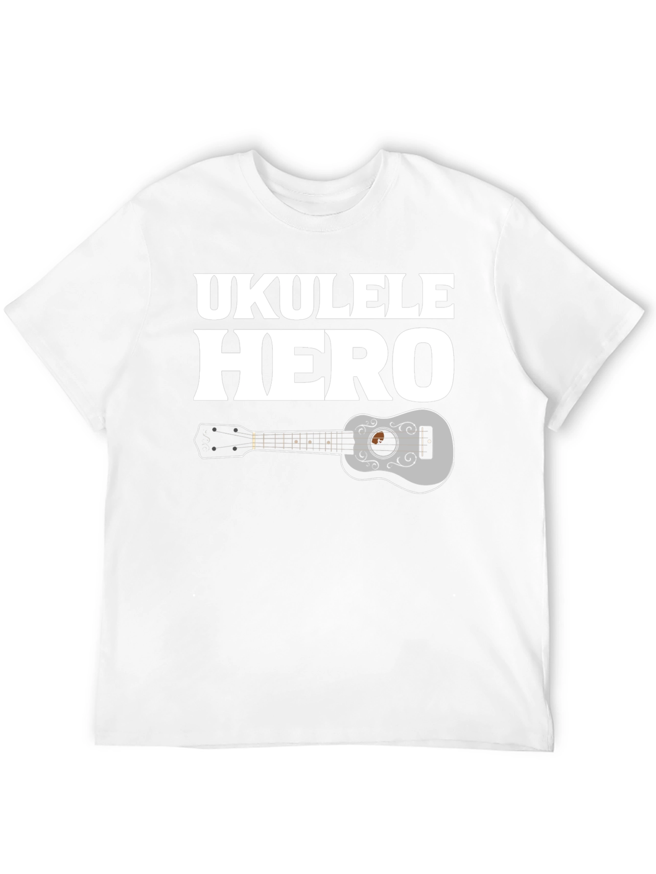 Ukulele Hero Graphic Tee - Black