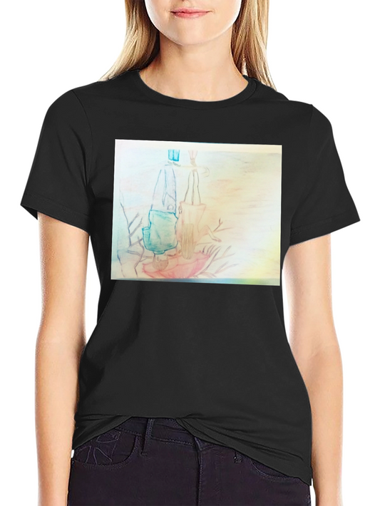 Unique Graphic Tee - Pencil Art Design