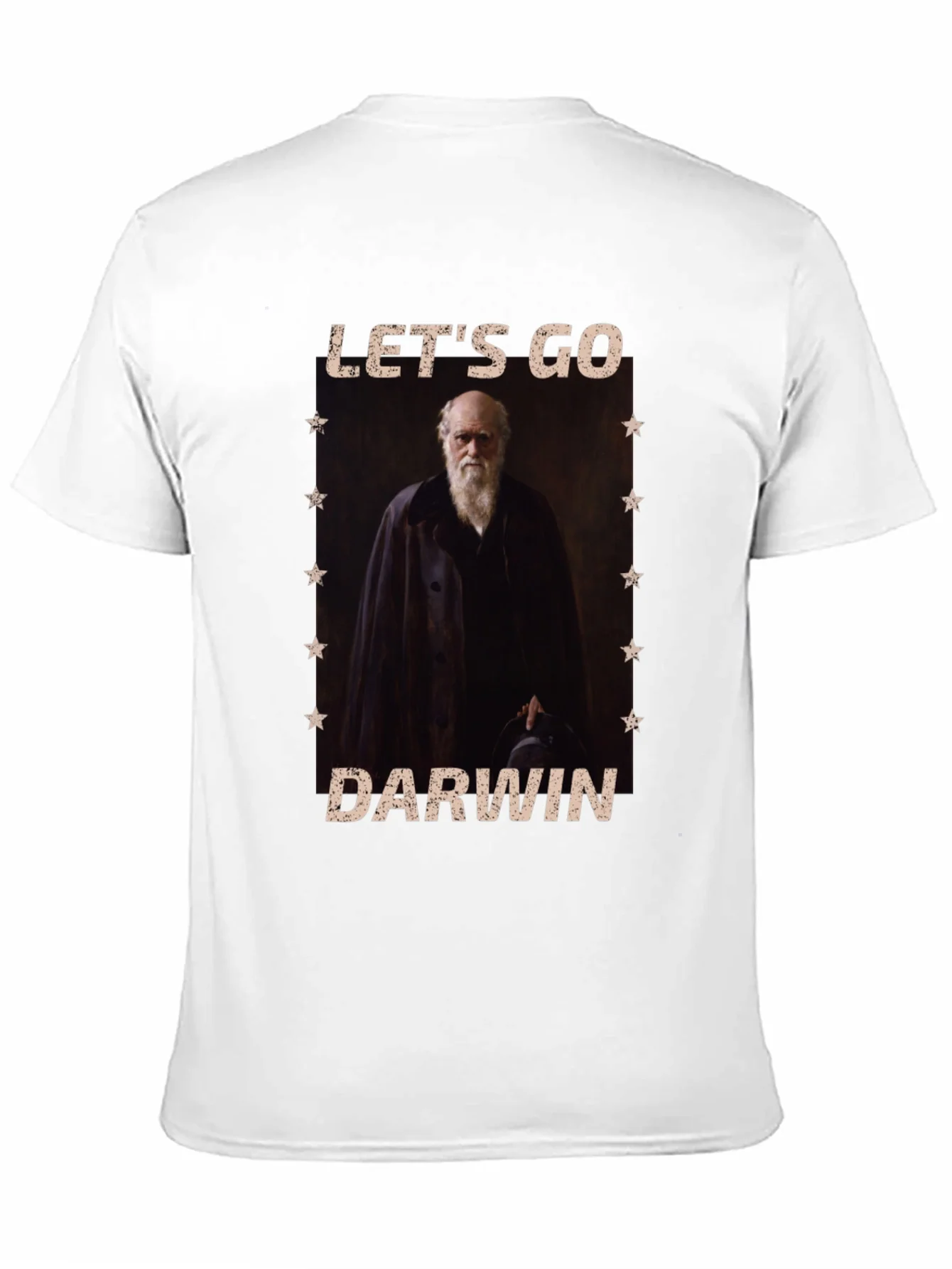 Lets Go Darwin Black Graphic T-Shirt