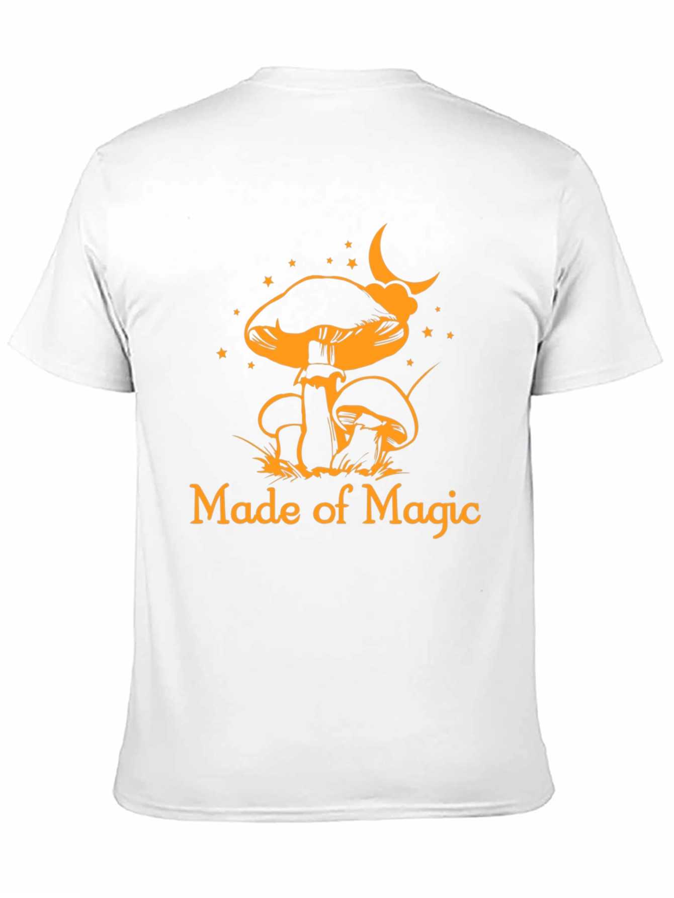 Magic Mushroom Graphic Tee - Black Cotton T-Shirt