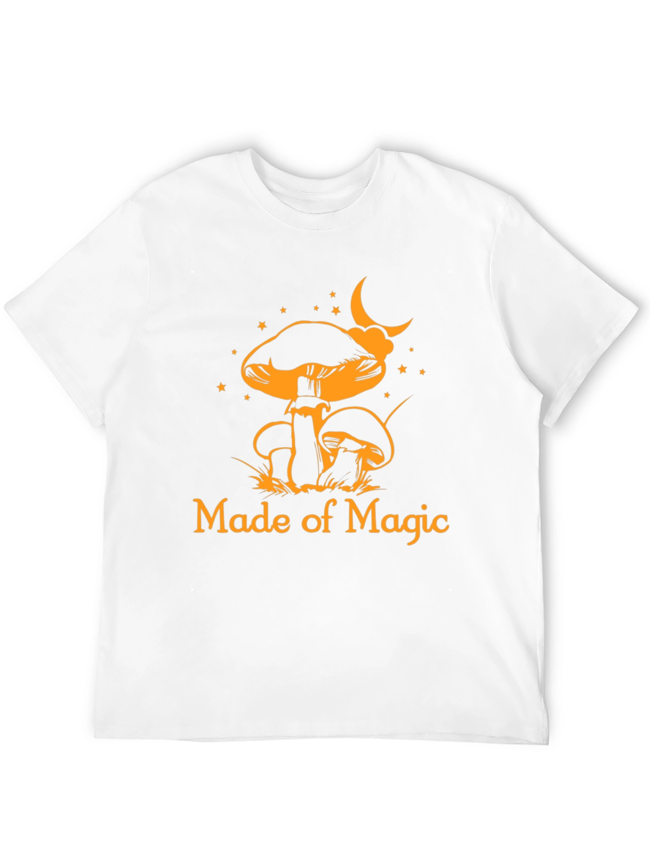 Magic Mushroom Graphic Tee - Black Cotton T-Shirt