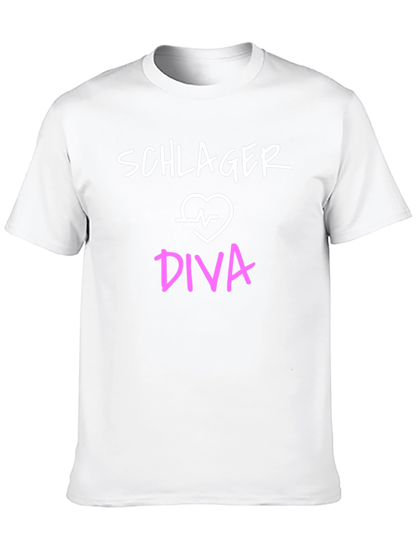 Schlager Diva Black Graphic T-Shirt