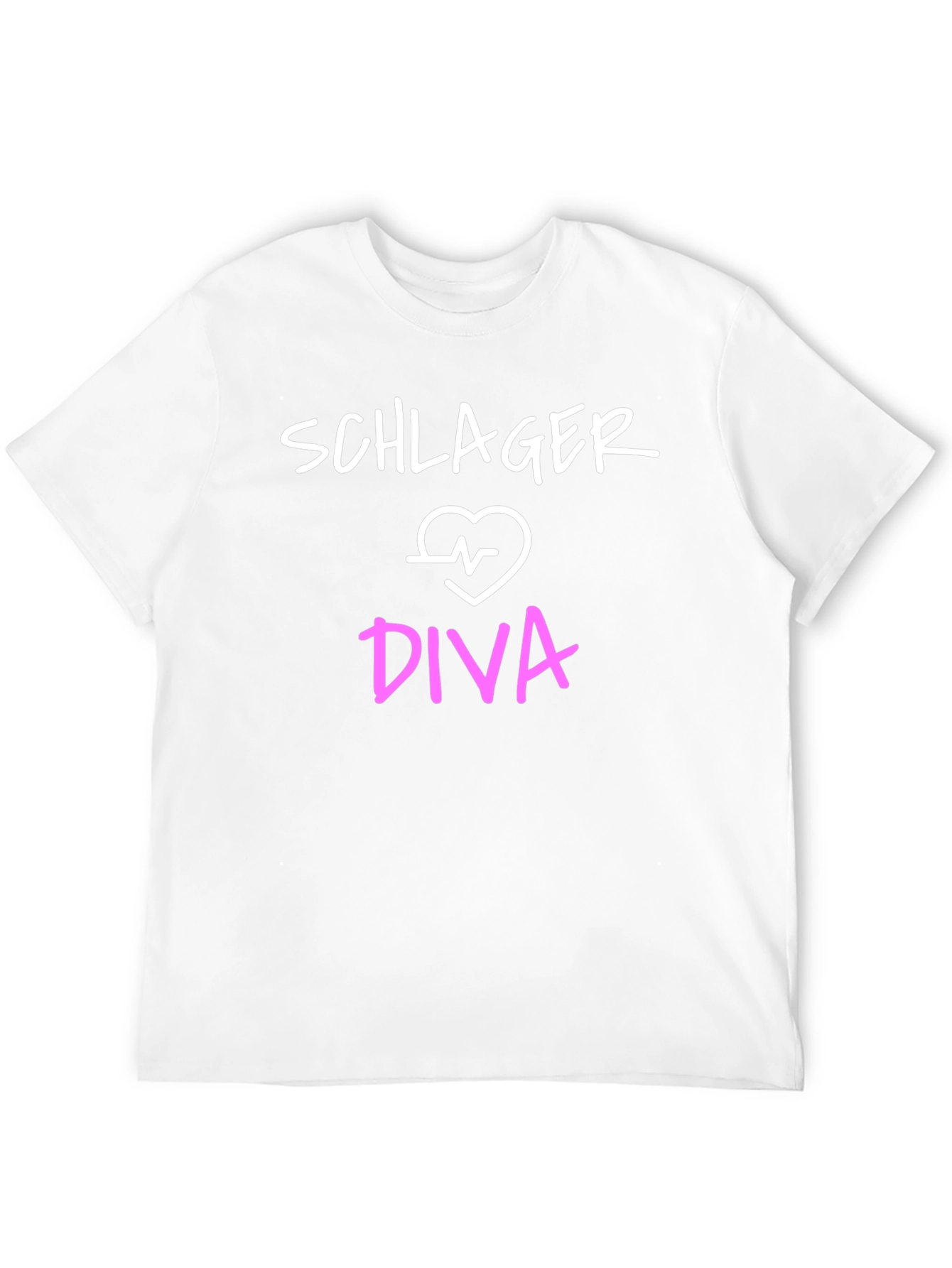 Schlager Diva Black Graphic T-Shirt