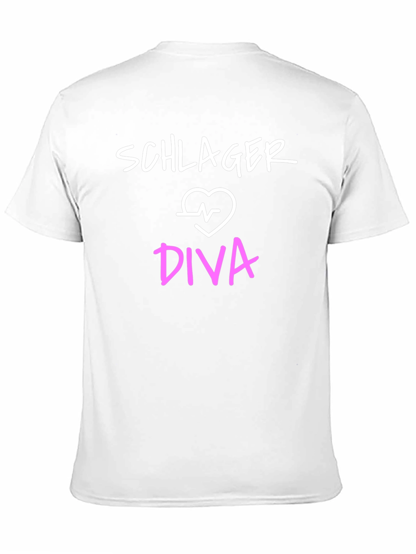 Schlager Diva Black Graphic T-Shirt