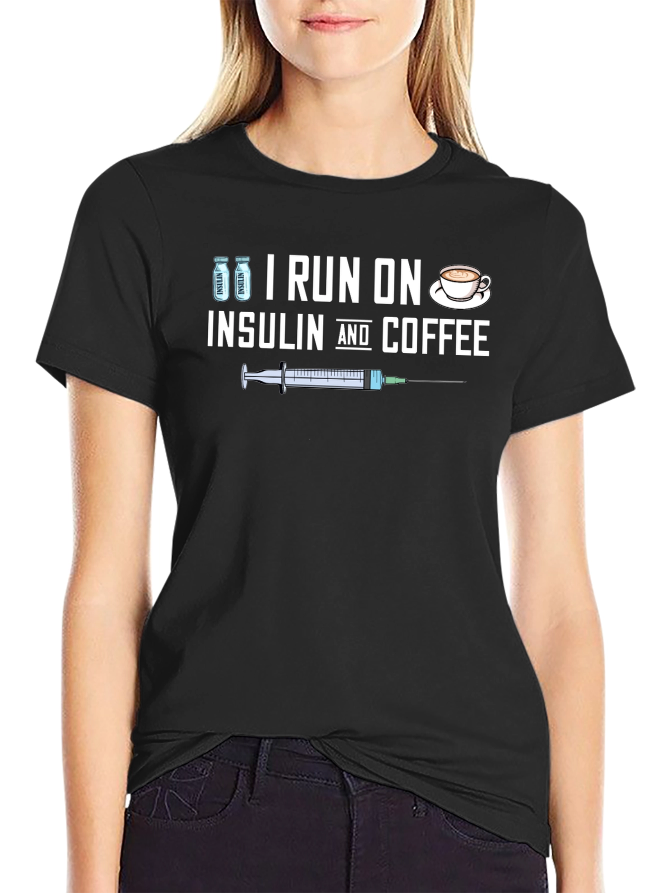 I Run On Insulin & Coffee T-Shirt