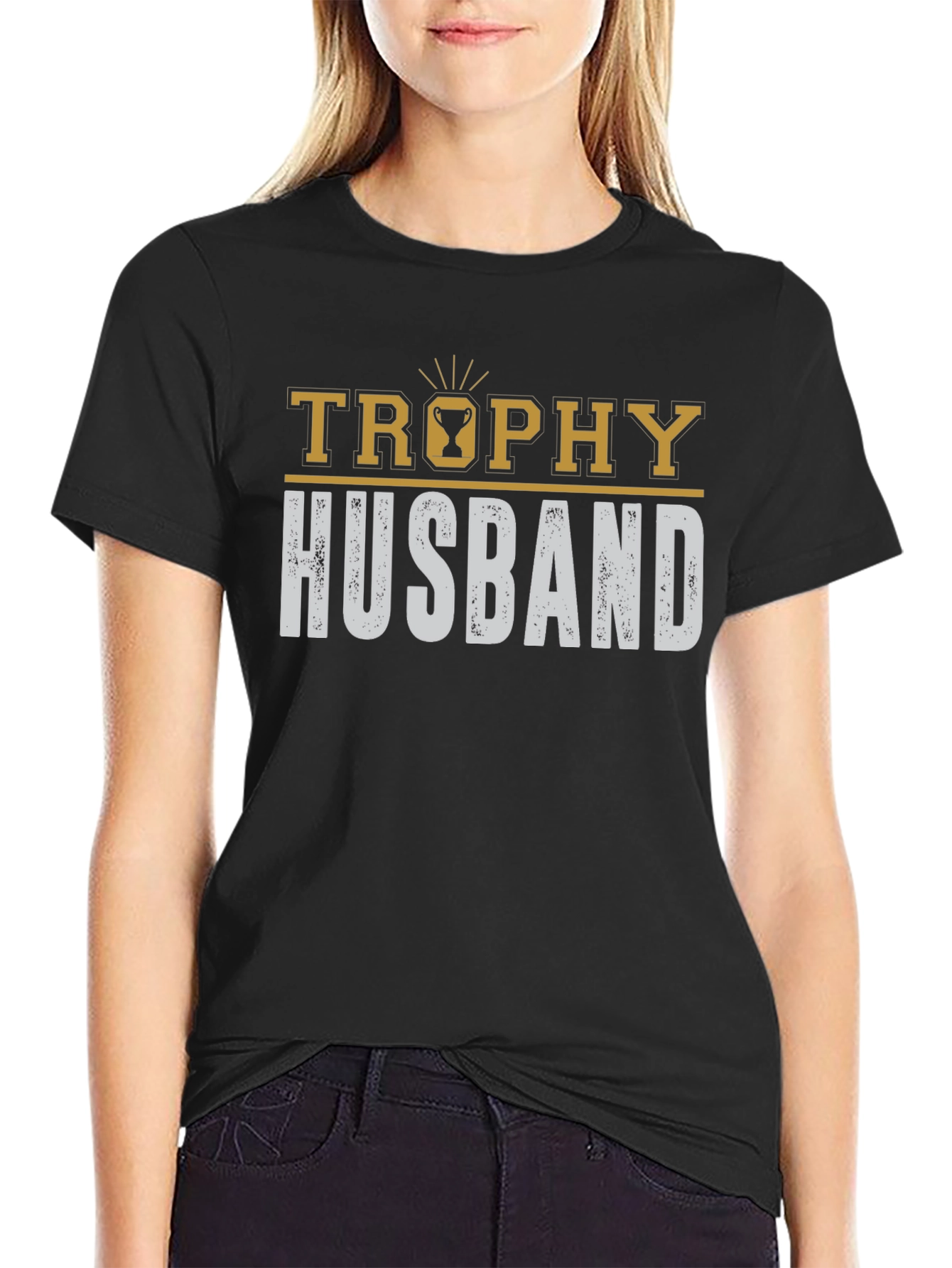 Trophy Husband Graphic Tee - Funny Husband Gift