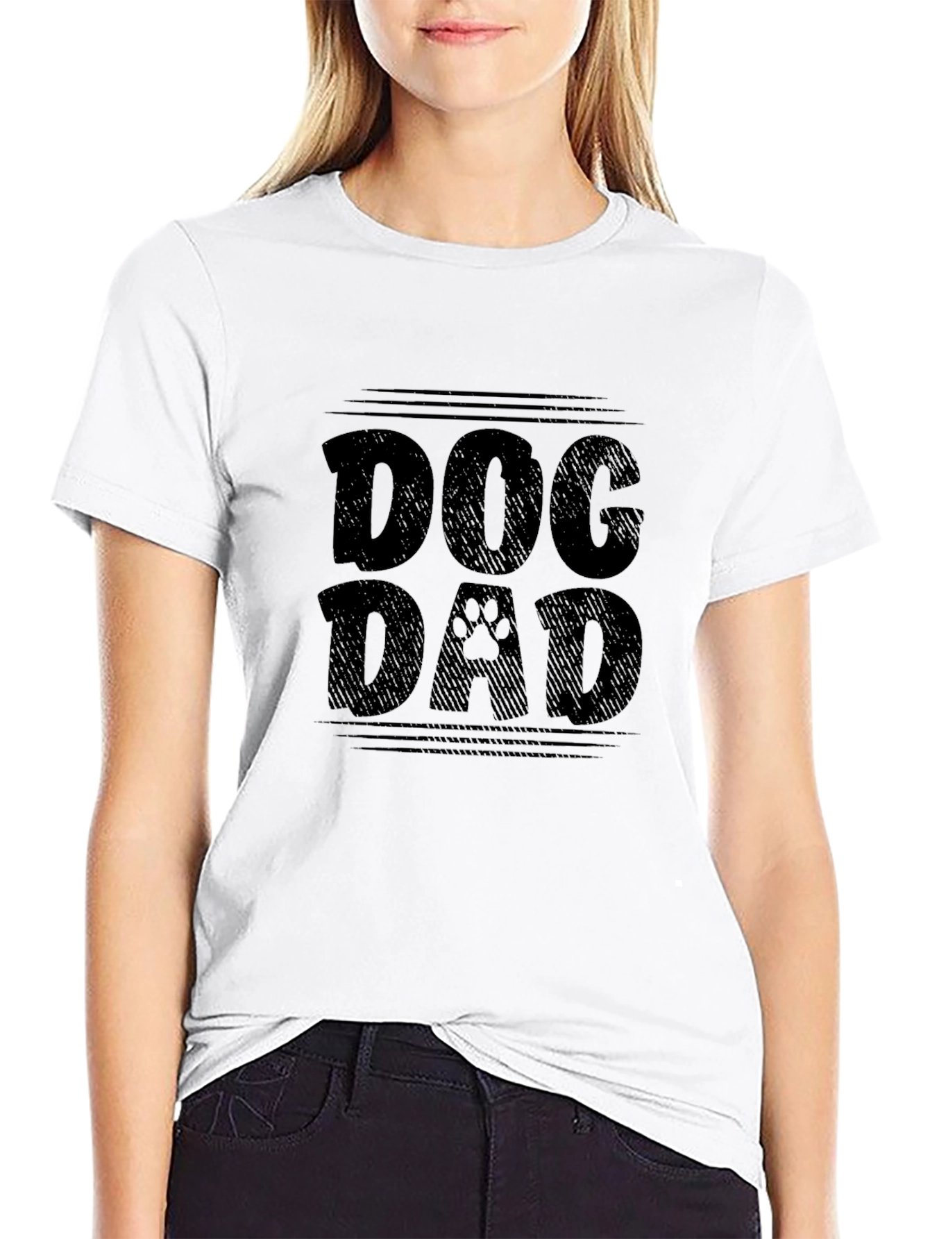 Dog Dad Black T-Shirt