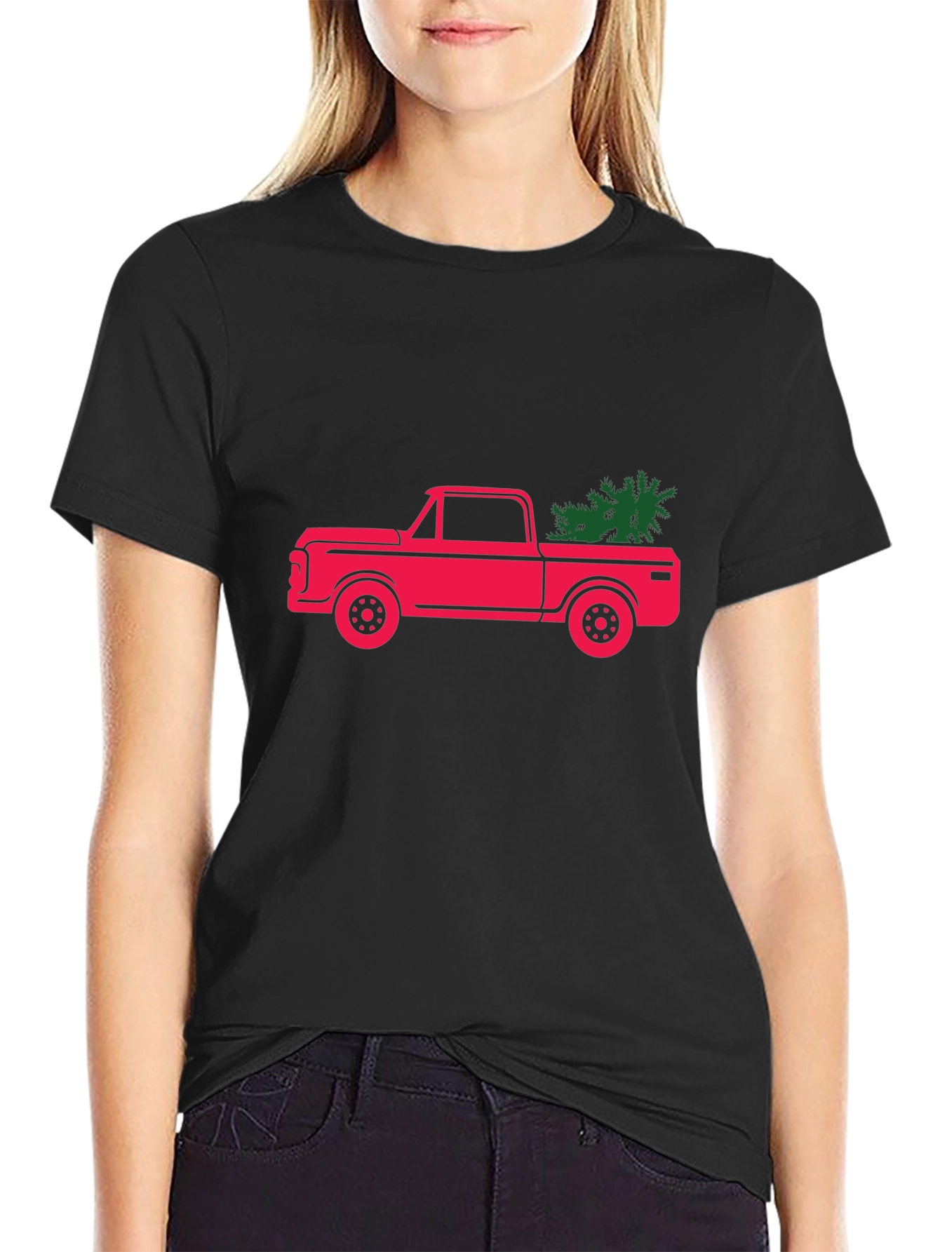 Christmas Tree Truck T-Shirt - Holiday Style