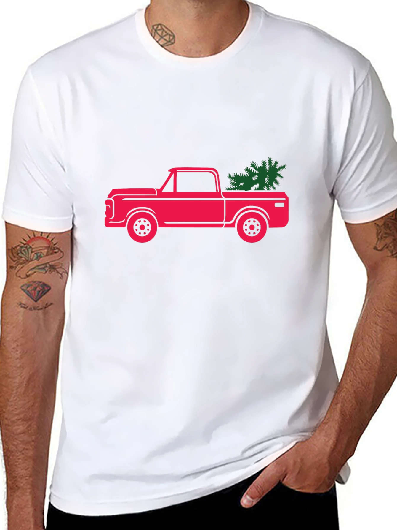 Christmas Tree Truck T-Shirt - Holiday Style