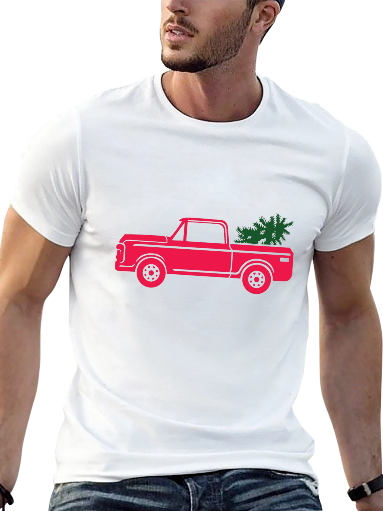Christmas Tree Truck T-Shirt - Holiday Style