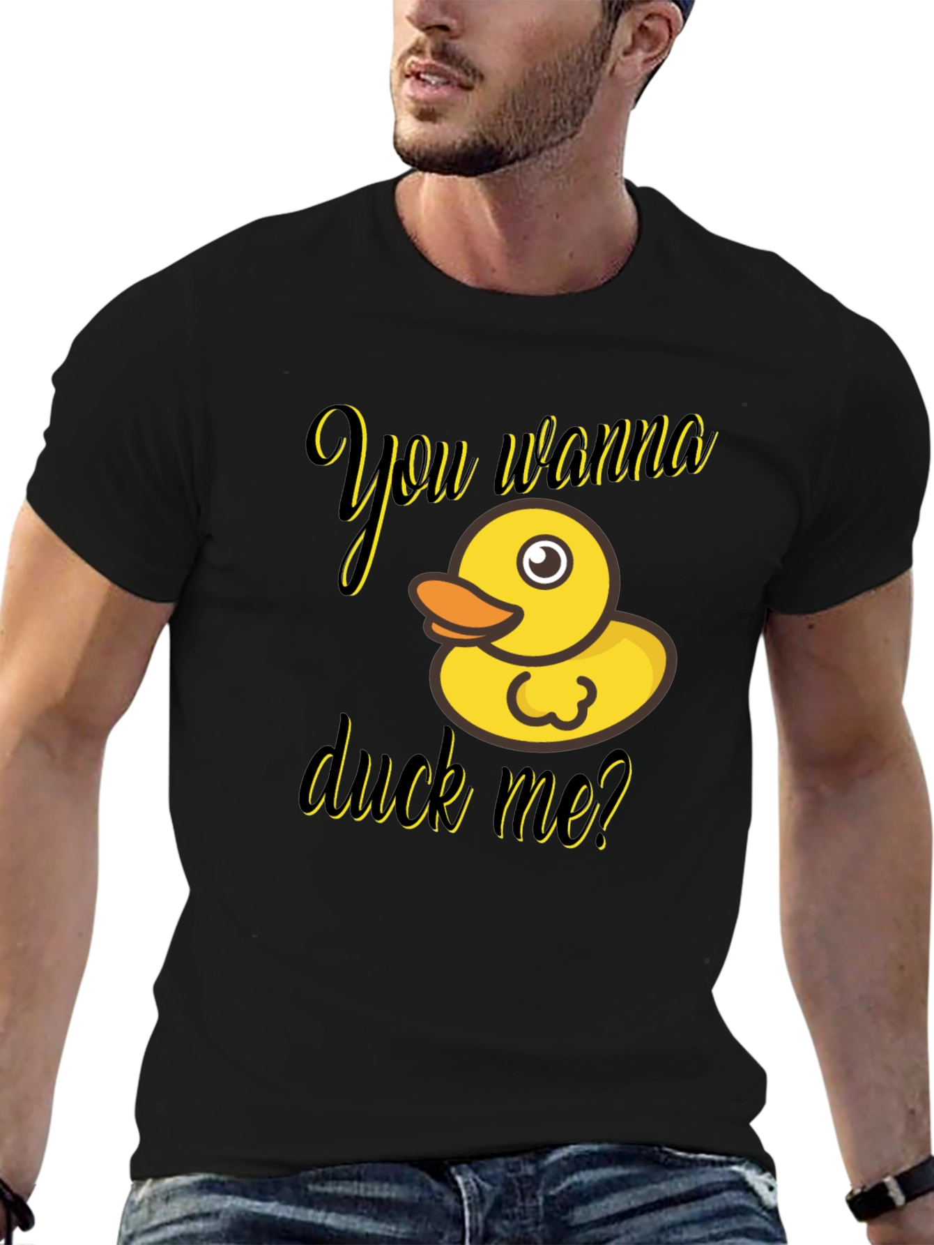 You Wanna Duck Me? Novelty T-Shirt